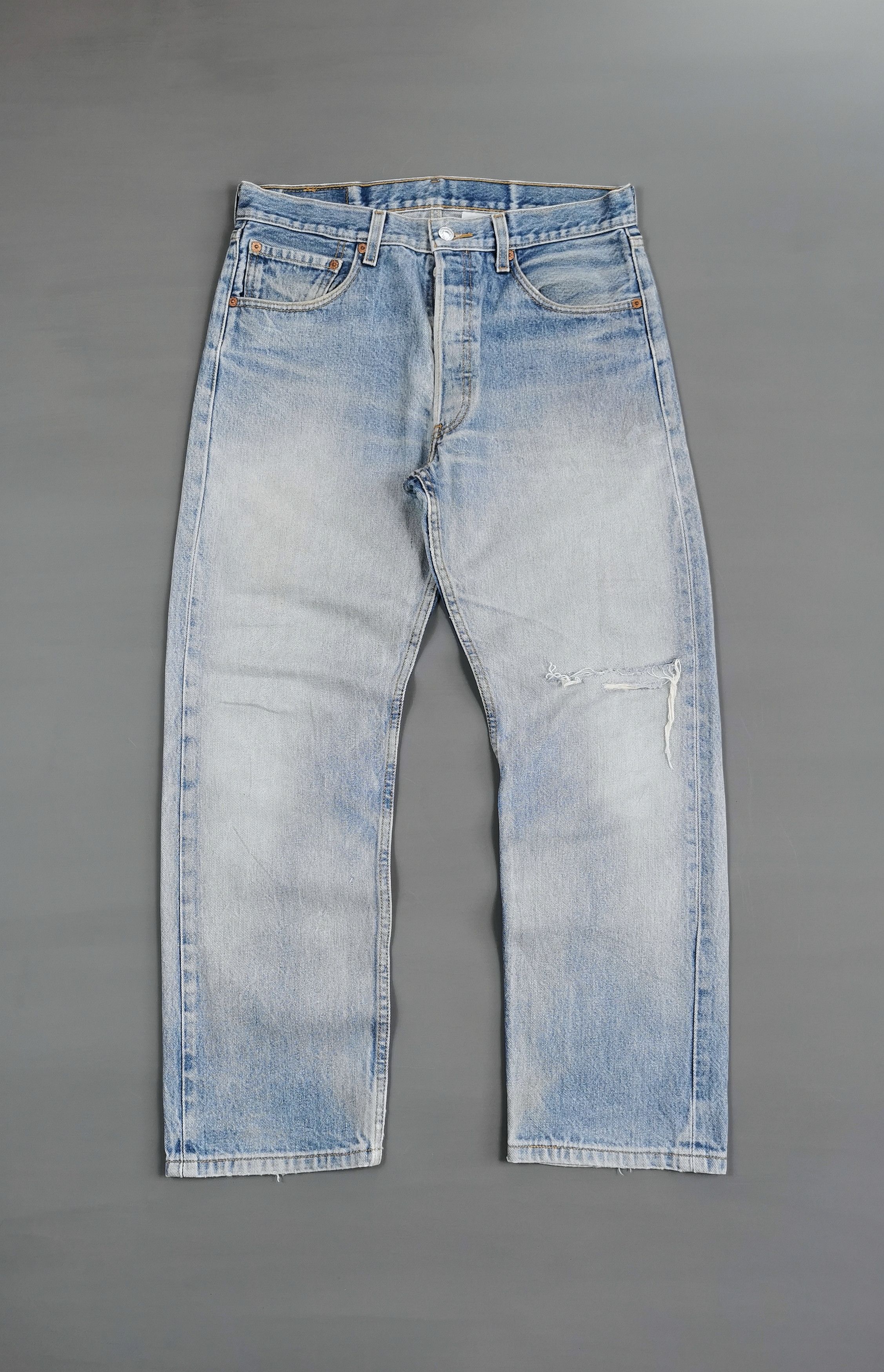 Levi's Vintage Levis 501xx Distressed Jeans Size US 32 / EU 48 - 6 Thumbnail