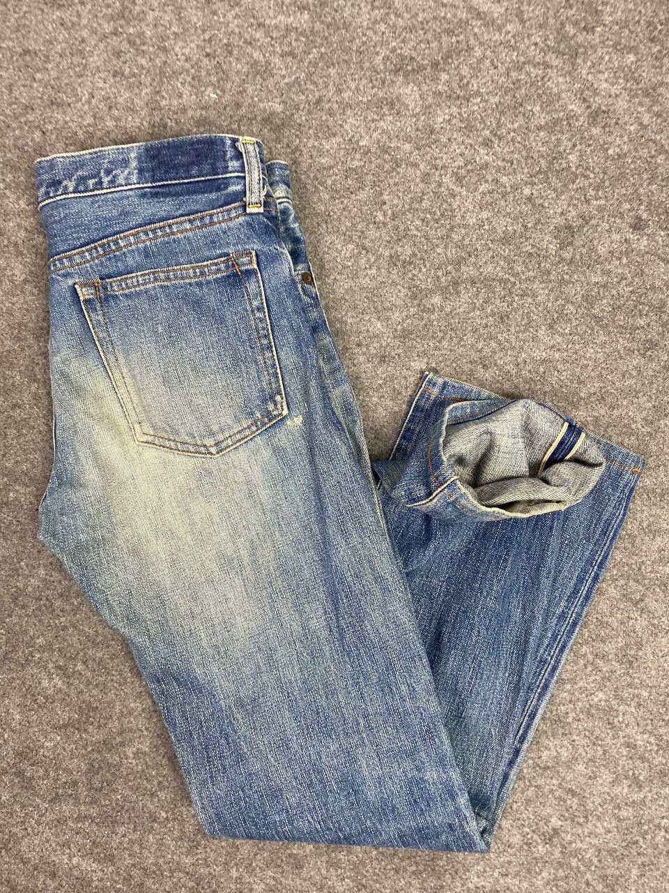 Japanese Brand green bowles co japanese brands selvedge distressed denim Size US 32 / EU 48 - 2 Thumbnail
