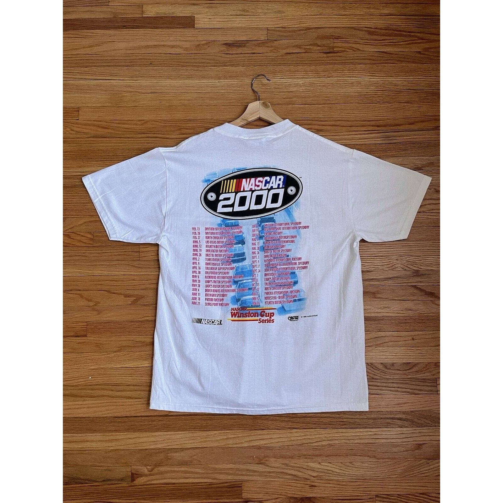 NASCAR VINTAGE NASCAR RACING MILLENNIUM 2000 90S Y2K GRAPHIC TEE Size US L / EU 52-54 / 3 - 5 Thumbnail