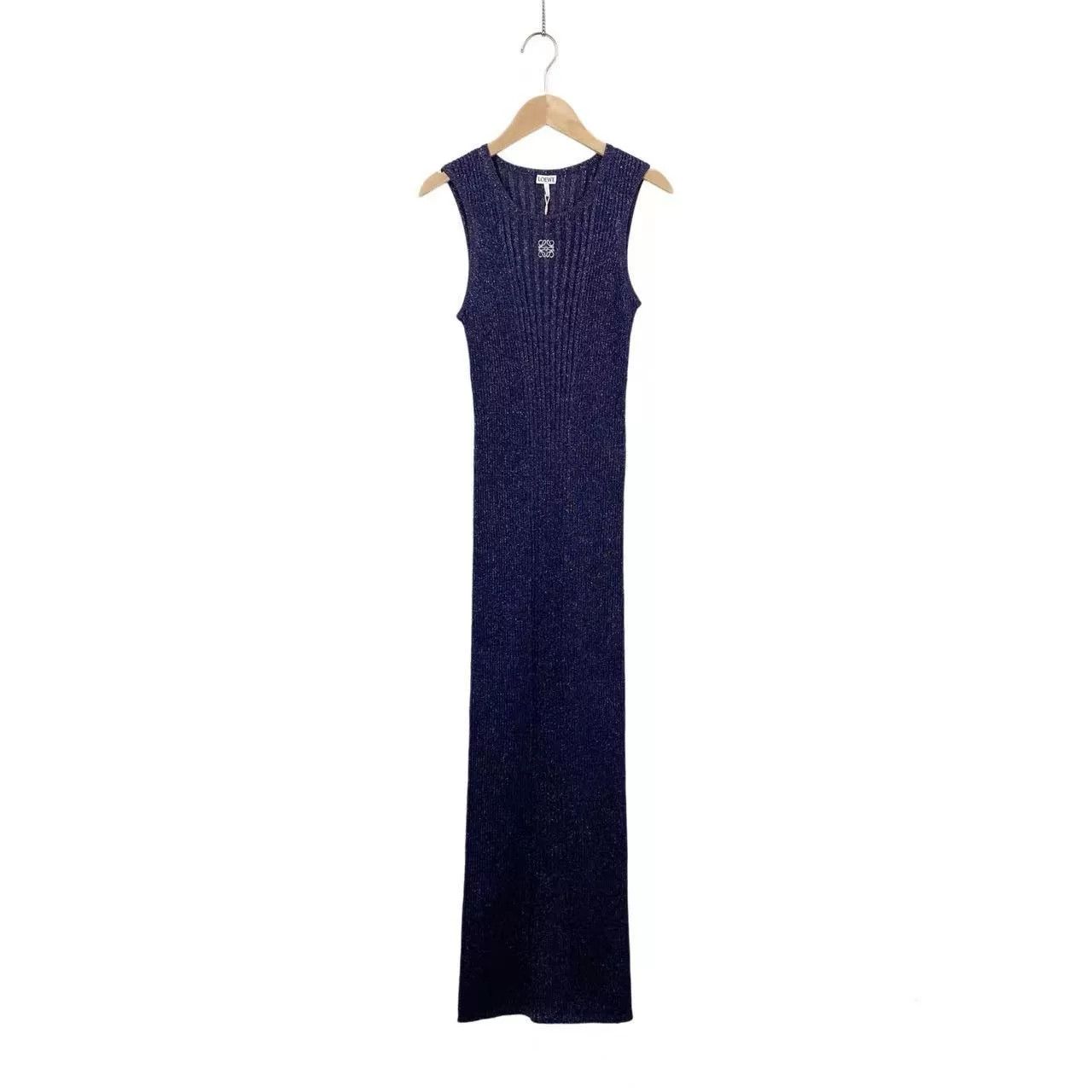 Loewe LOEWE Sleeveless Logo Knit Dress Size US S / EU 44-46 / 1 - 1 Thumbnail