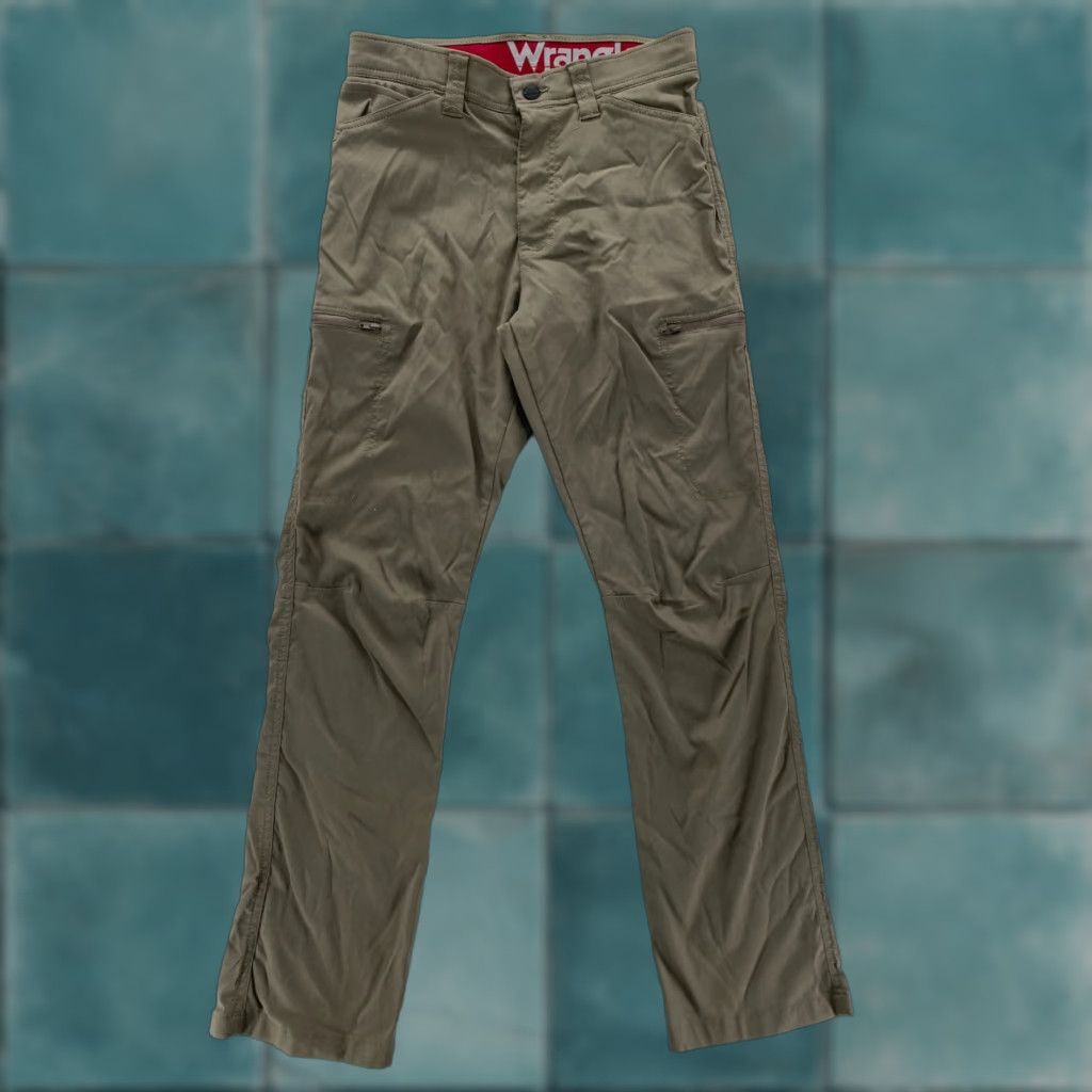 Wrangler Wrangler Outdoor Series Hiking Pants Mens 29x30 Brown Stretch Nylon Cargo Travel Size US 29 - 1 Thumbnail
