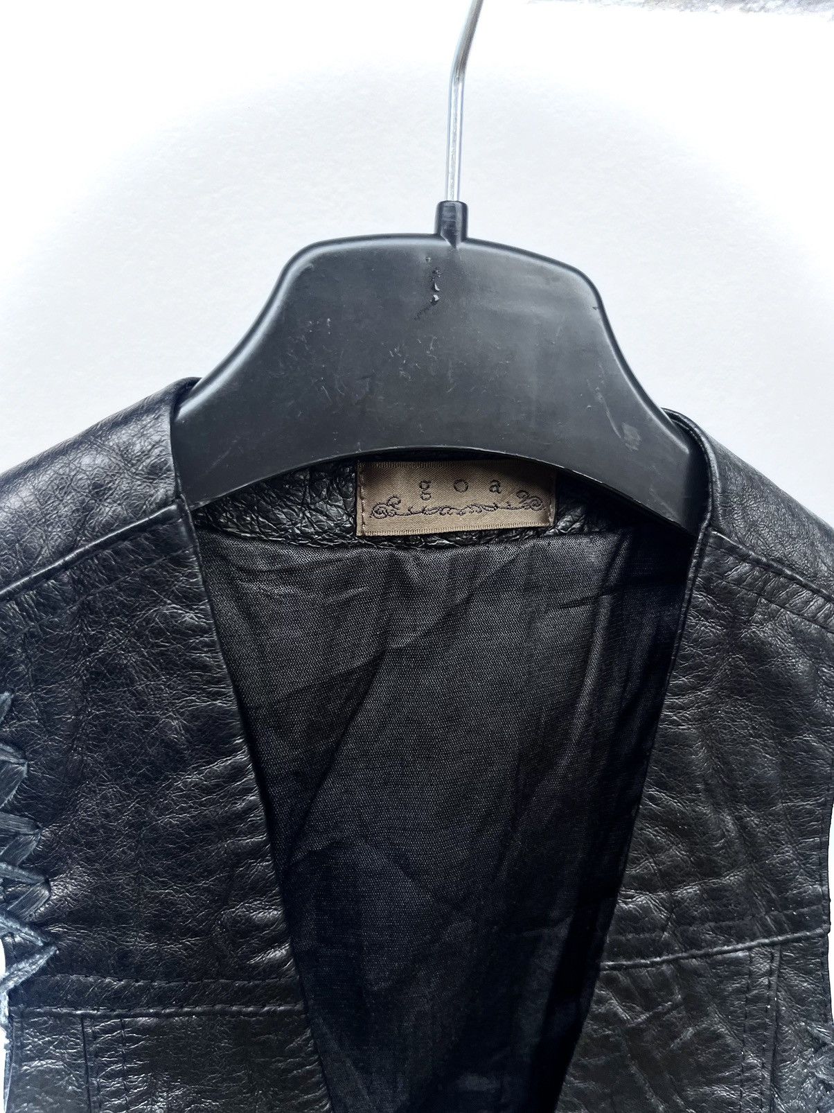GOA 2000s G.O.A Avant-Garde Leather Vest Size US S / EU 44-46 / 1 - 6 Thumbnail