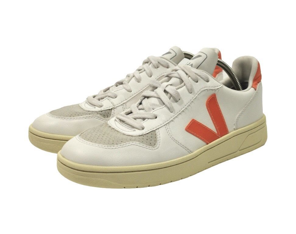 VEJA V-10 CWL WHITE ORANGE FLUO - Main Image