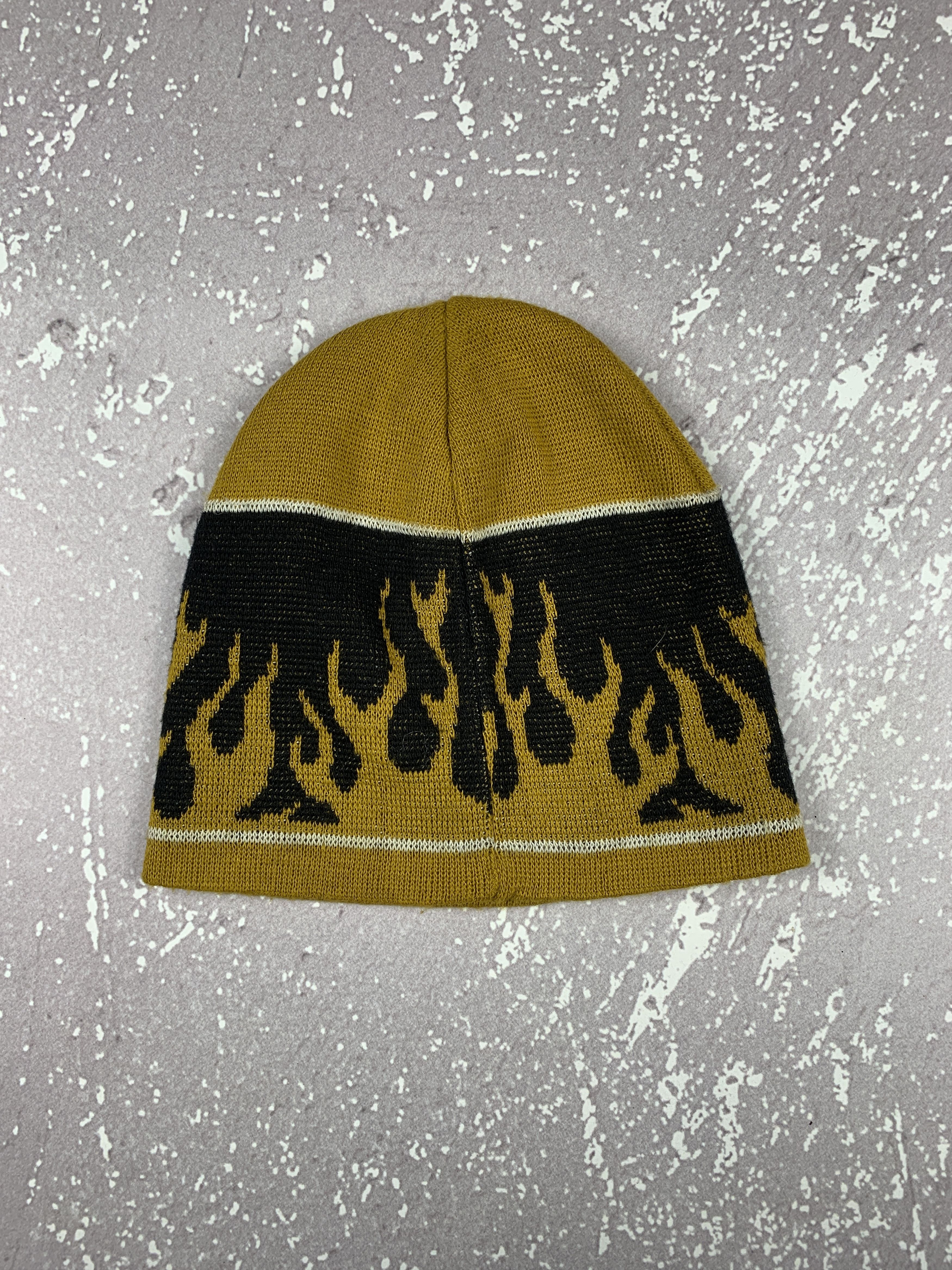 Disco Inferno Disco Inferno Fire Flame Beanie Hat Pornhub Size ONE SIZE - 3 Thumbnail