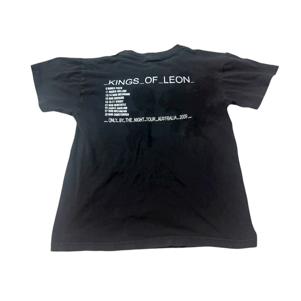 Band Tees Vintage 00s Kings of Leon Only by The Night Tour T Shirt Y2K Size US S / EU 44-46 / 1 - 2 Thumbnail