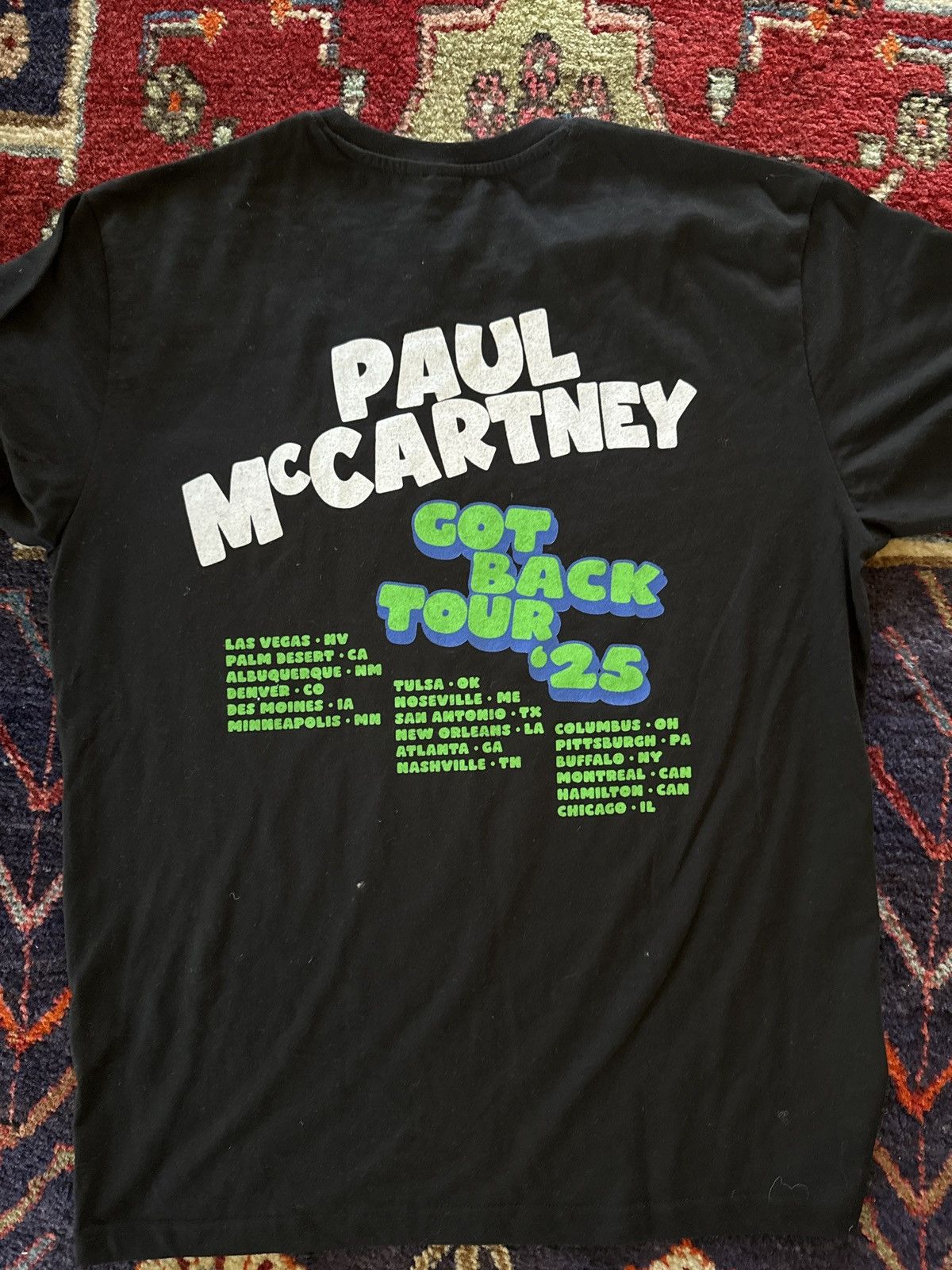 Band Tees Paul Mcartney Got Back tour shirt Size US XL / EU 56 / 4 - 2 Thumbnail