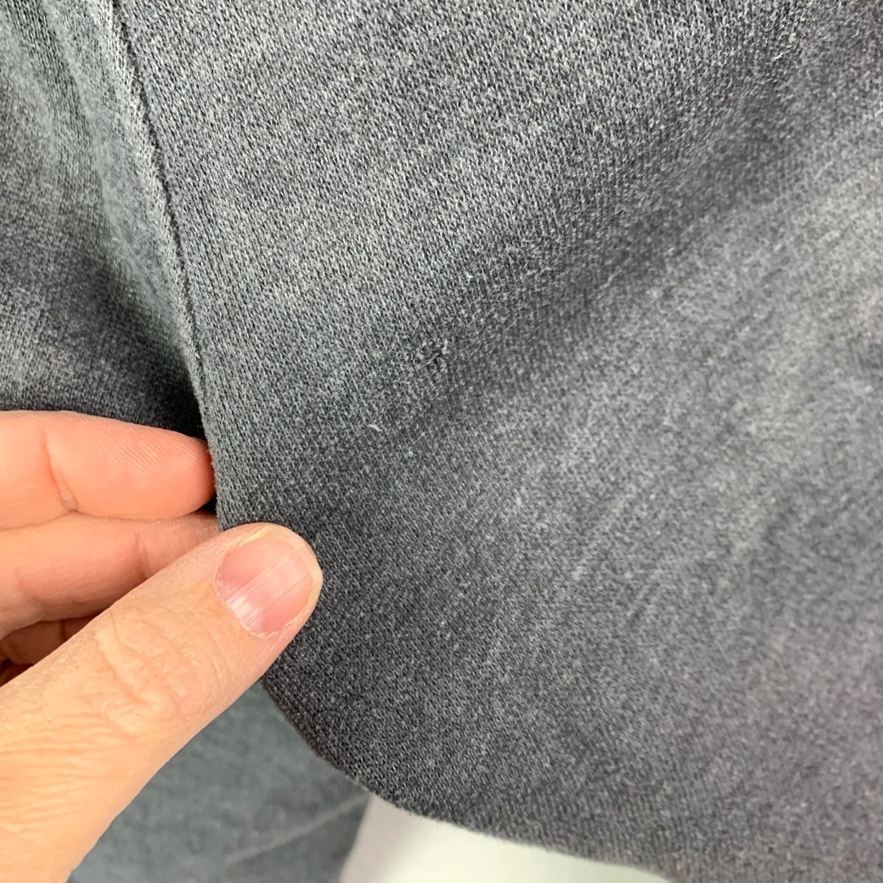 J.Crew VINTAGE J. CREW FACTORY Low-Rise Dark Gray Thick Sweatpants L Women Gray Sweatpants Casual Vintage Size 36" / US 14 / IT 50 - 5 Thumbnail
