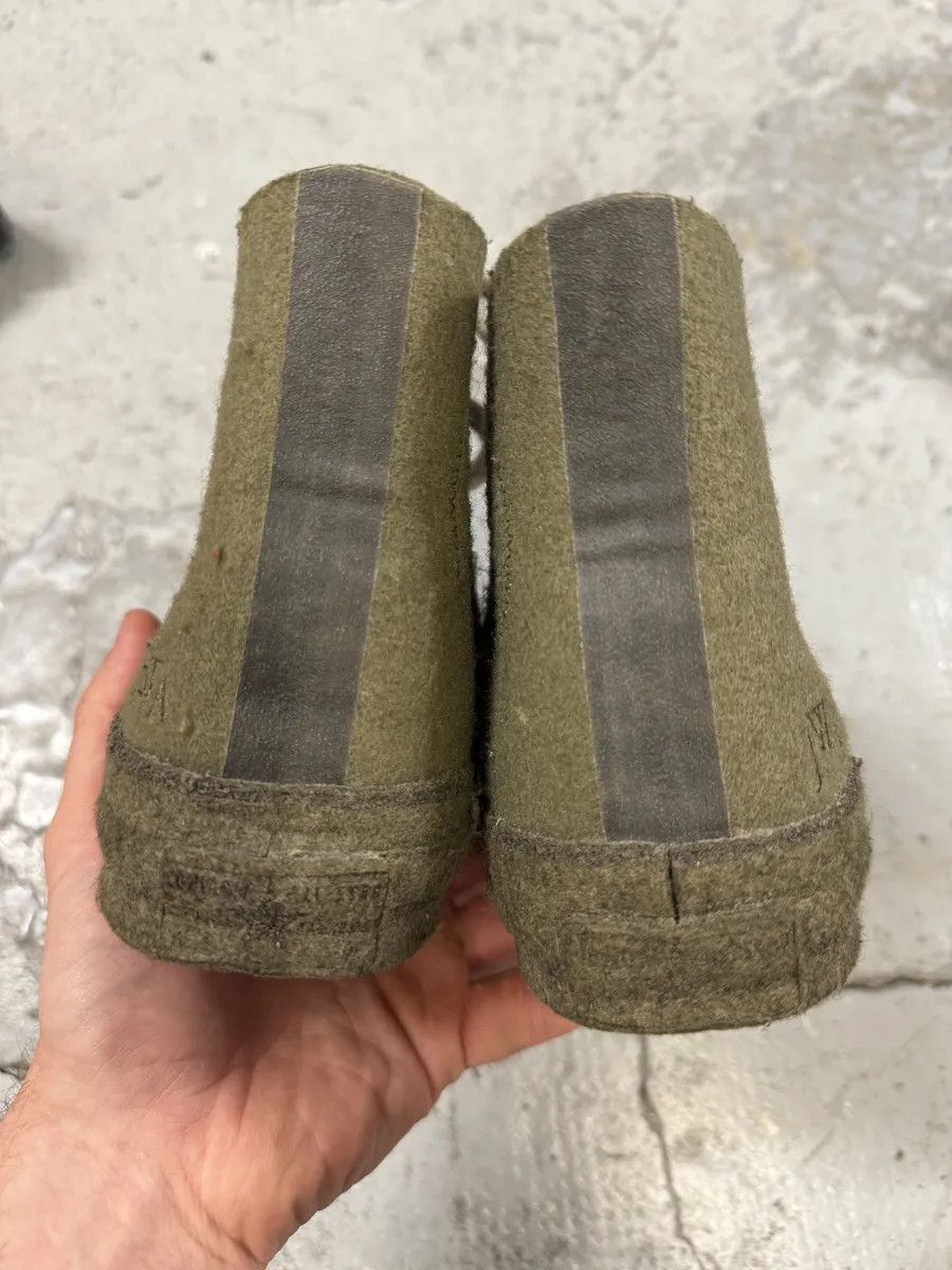 JW Anderson JW Anderson Converse Green High Mohair Shoes Size US 9 / IT 39 - 4 Thumbnail