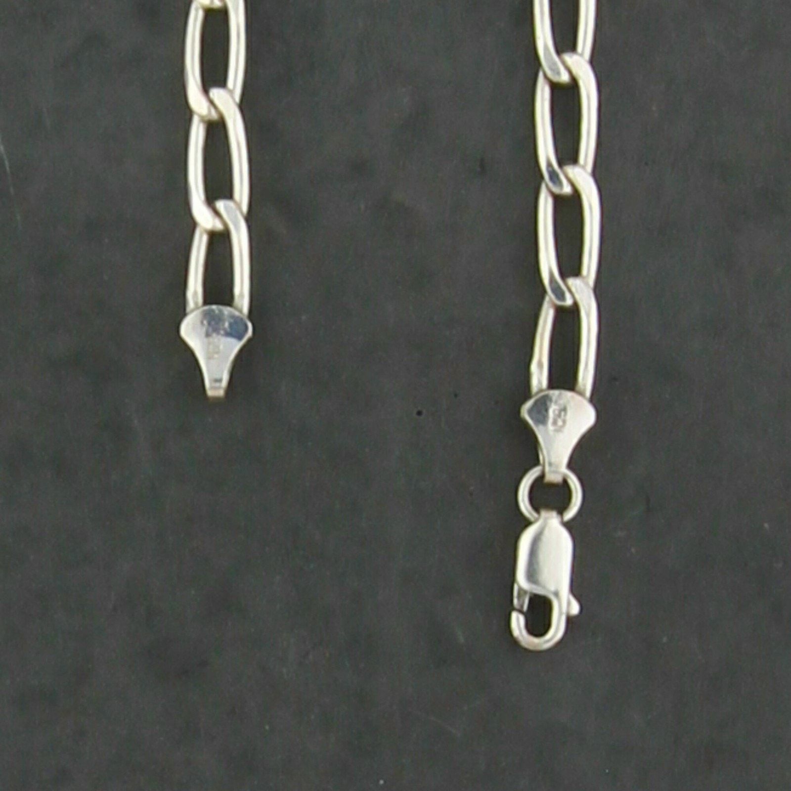 Sterling Silver sterling silver 4mm curb chain necklace size 23.5in Size ONE SIZE - 3 Thumbnail