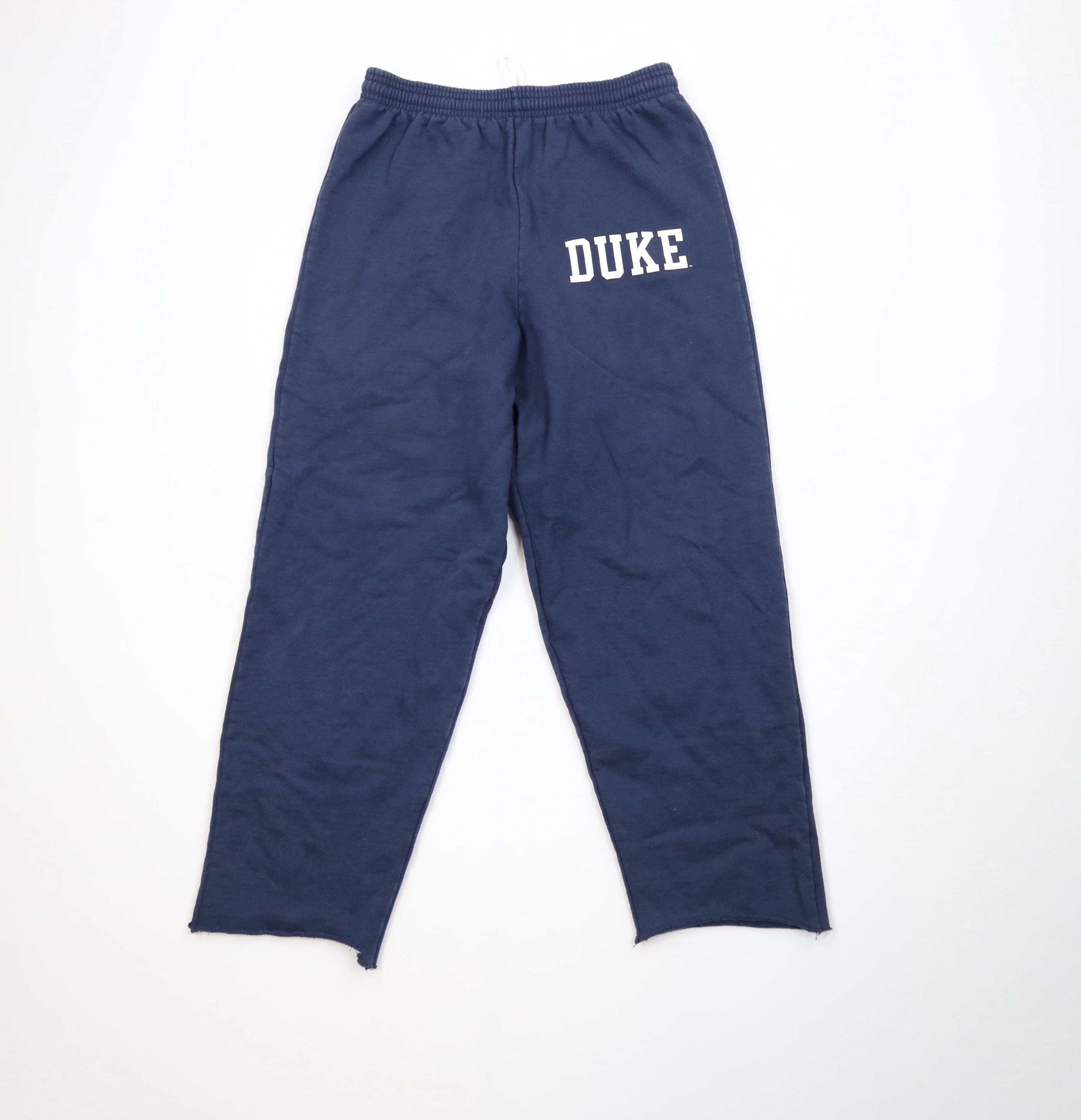 Vintage 90s Cut Off Duke University Sweatpants Blue USA