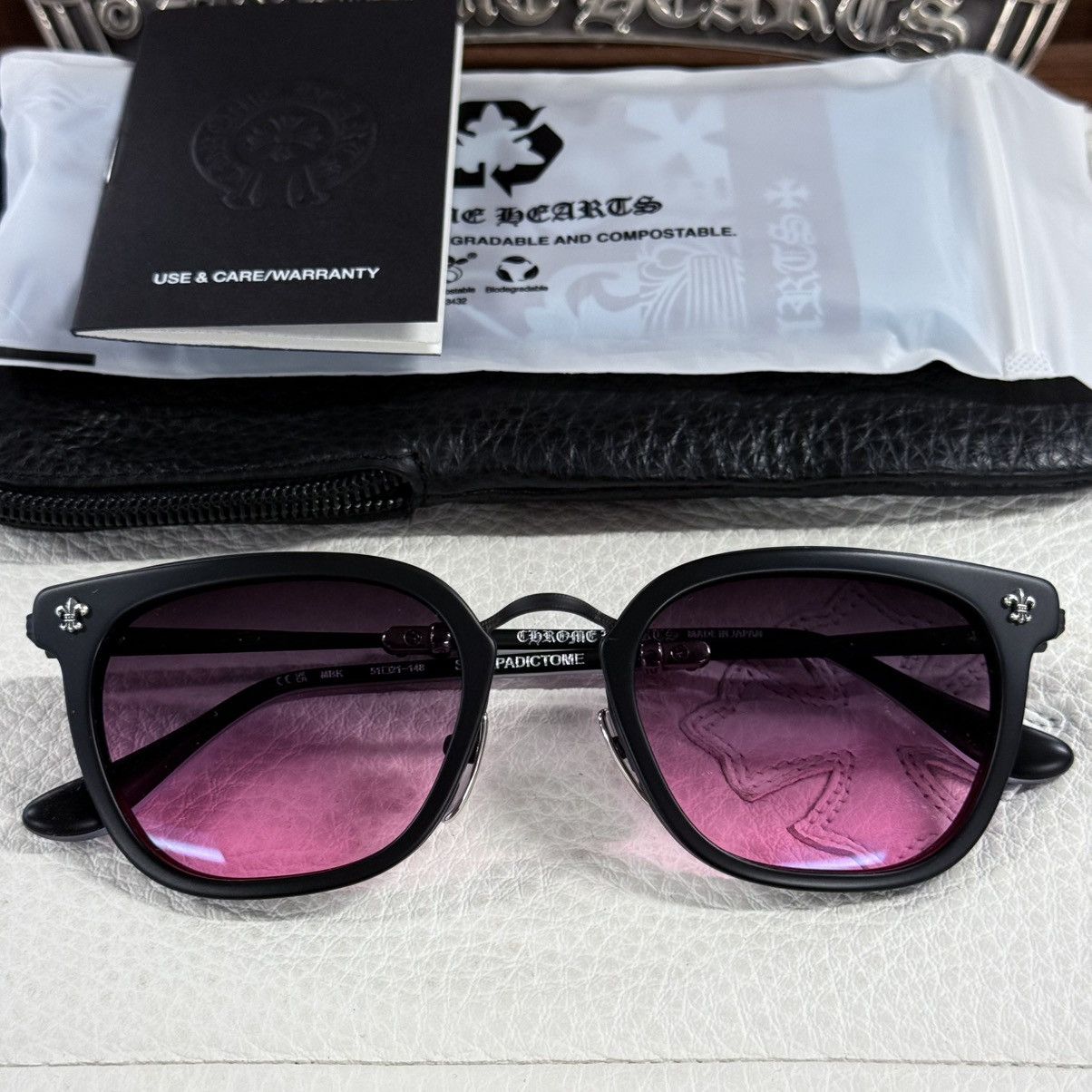 Chrome Hearts Chrome Hearts Strapadictome 1/1 Sunglasses Size ONE SIZE - 12 Thumbnail