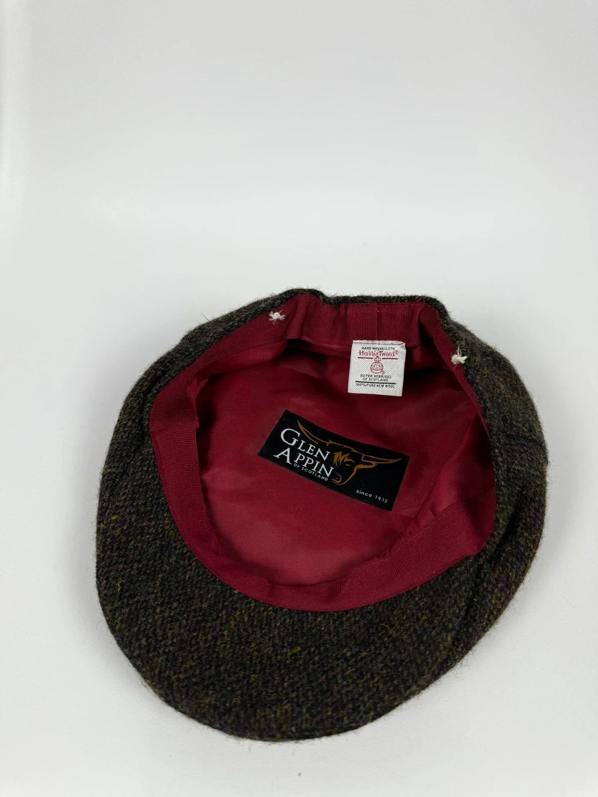 Harris Tweed Harris Tweed Glen Appin Wool Handwoven Flat Cap size S Size ONE SIZE - 7 Thumbnail