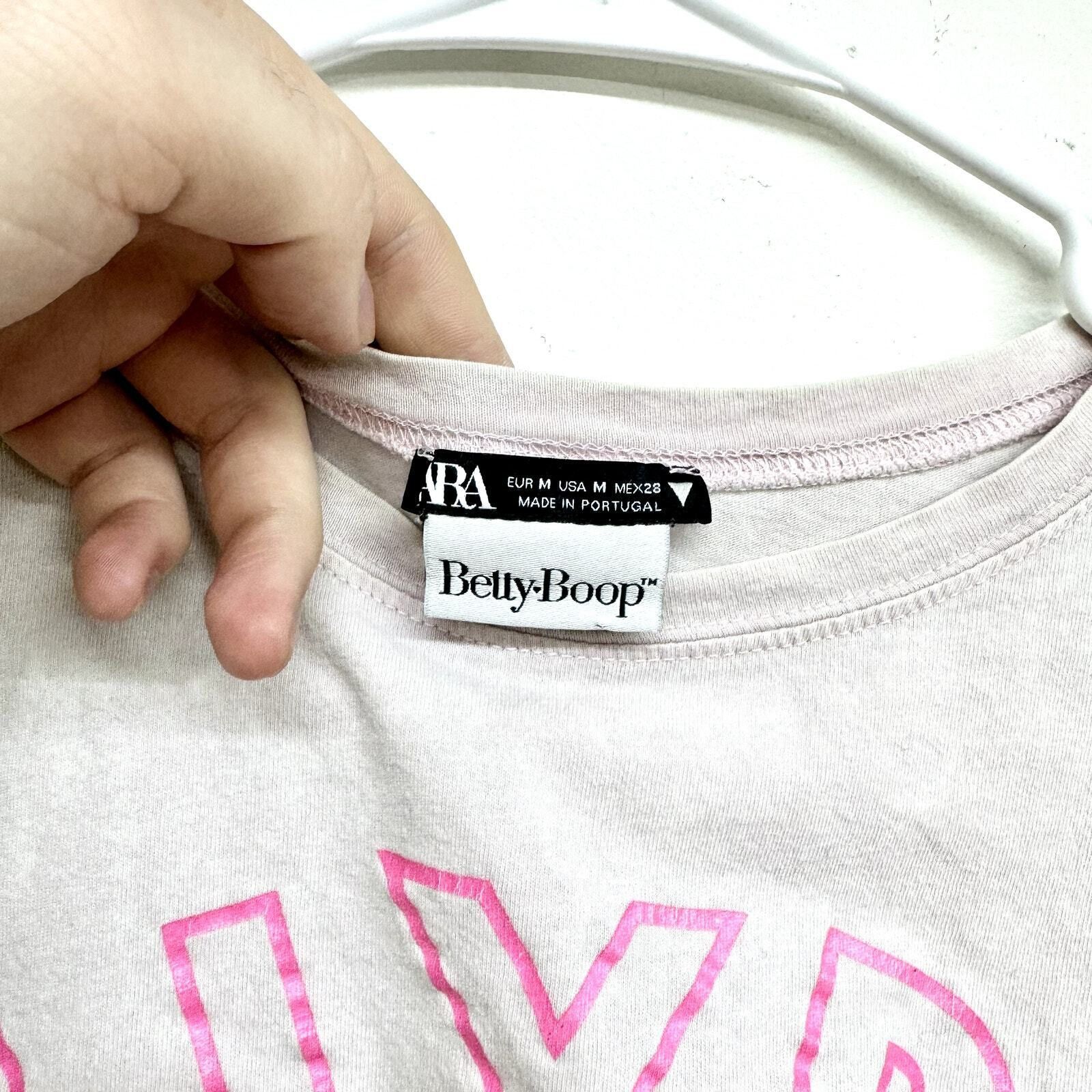 Zara Zara X Betty Boop Pink Graphic Limited Edition Tee Medium Size M / US 6-8 / IT 42-44 - 2 Thumbnail