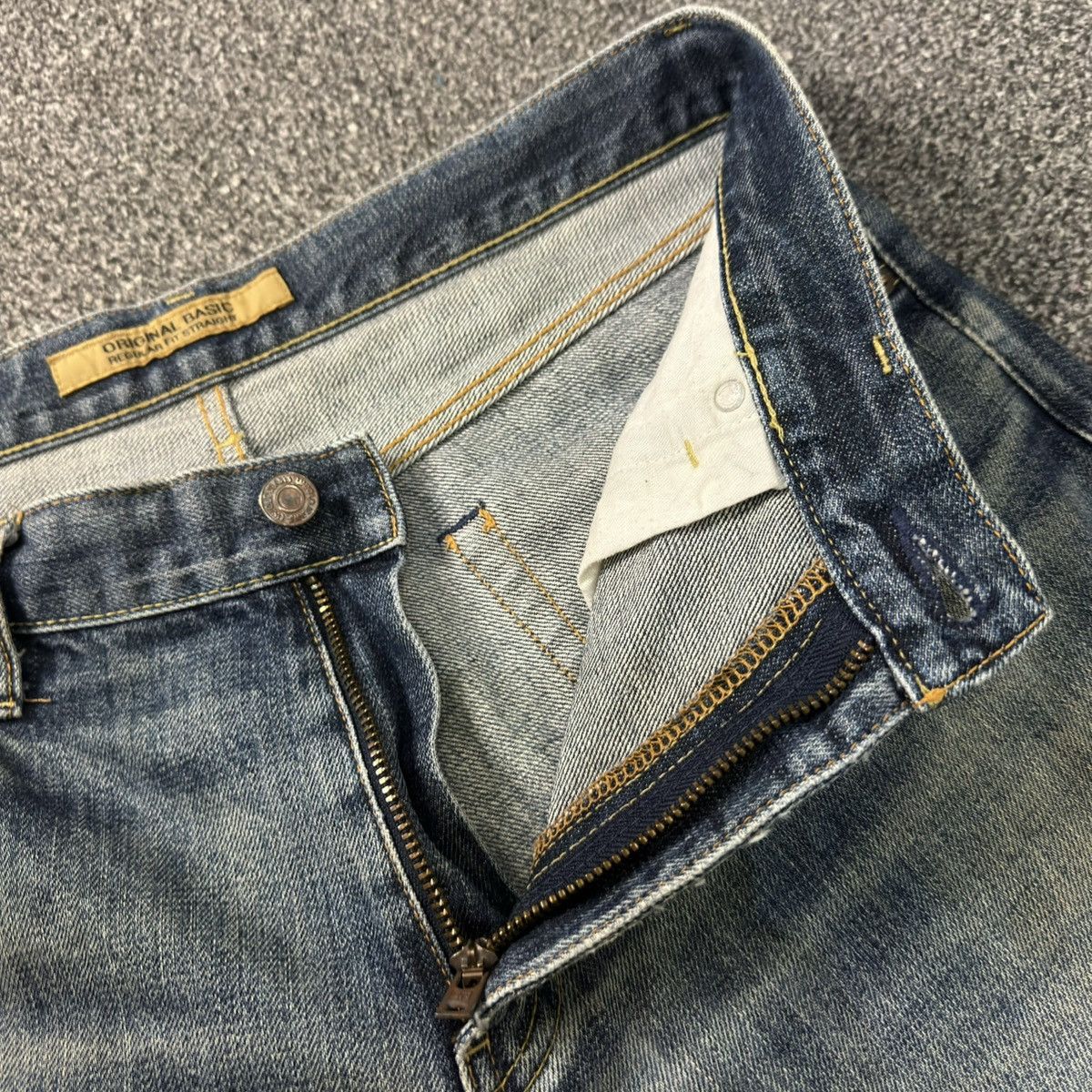 Undercover × Uniqlo 🔥🇯🇵 Japanese Vintage 90s Uniqlo S002 Regular Dirty Wash Denim Size US 33 - 11 Thumbnail