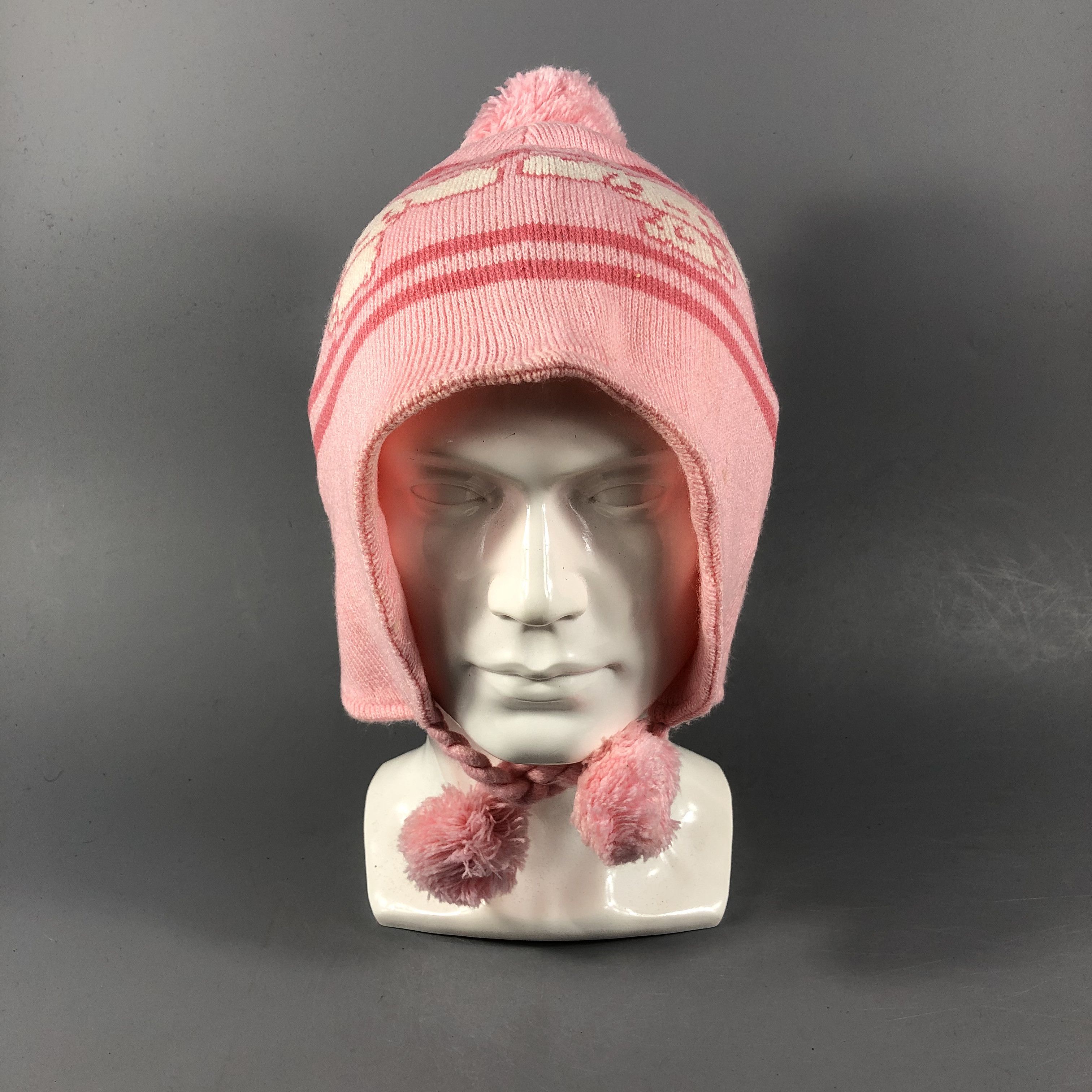 Japanese Brand Cinnamonroll Earflap Bobble Beanie Snowcap Snow Hat B896 Size ONE SIZE - 1 Thumbnail