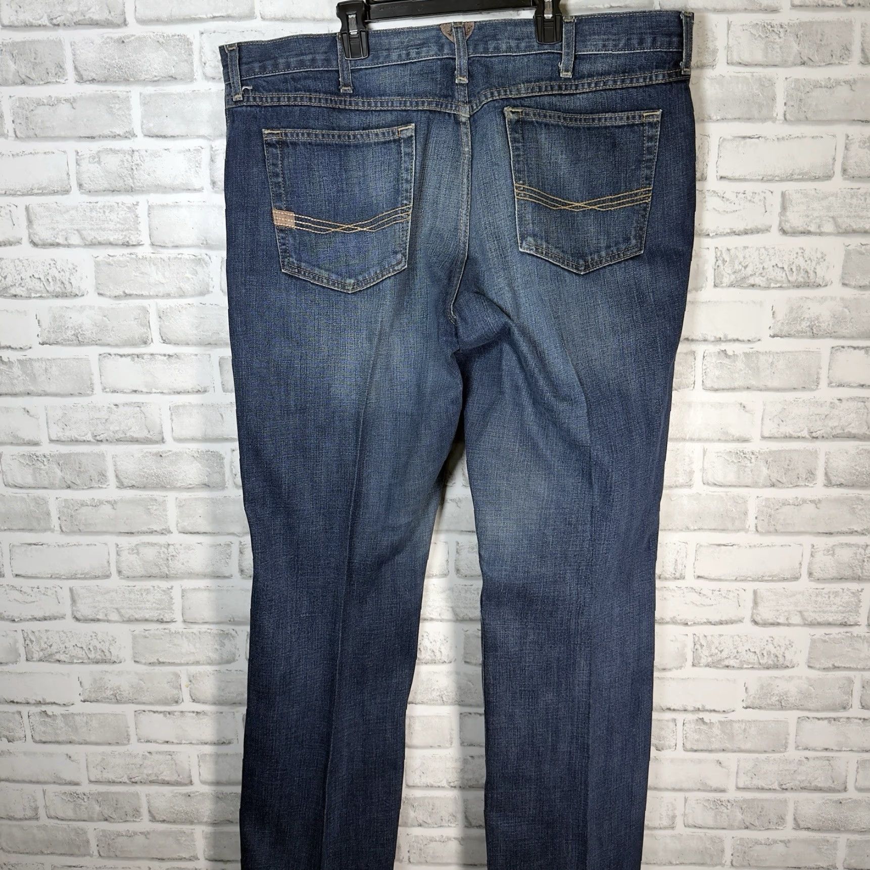 Ariat Ariat Jeans Bootcut Blue 100% Cotton Mens Size 40x34 Low Rise Size US 40 / EU 56 - 5 Thumbnail