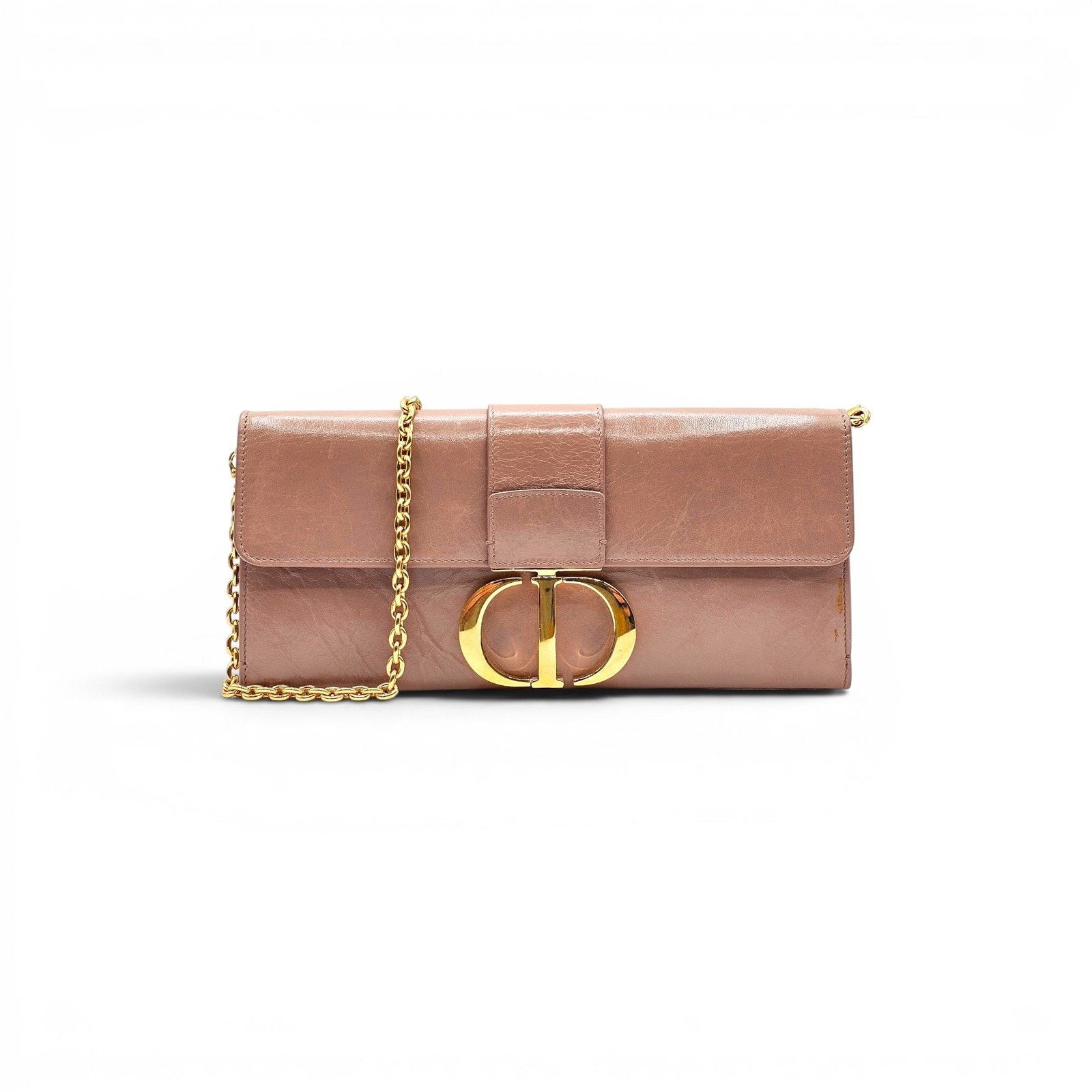 Dior 30 Montaigne Leather Pouch Clutch Bag in Mauve Pink Size ONE SIZE - 1 Thumbnail