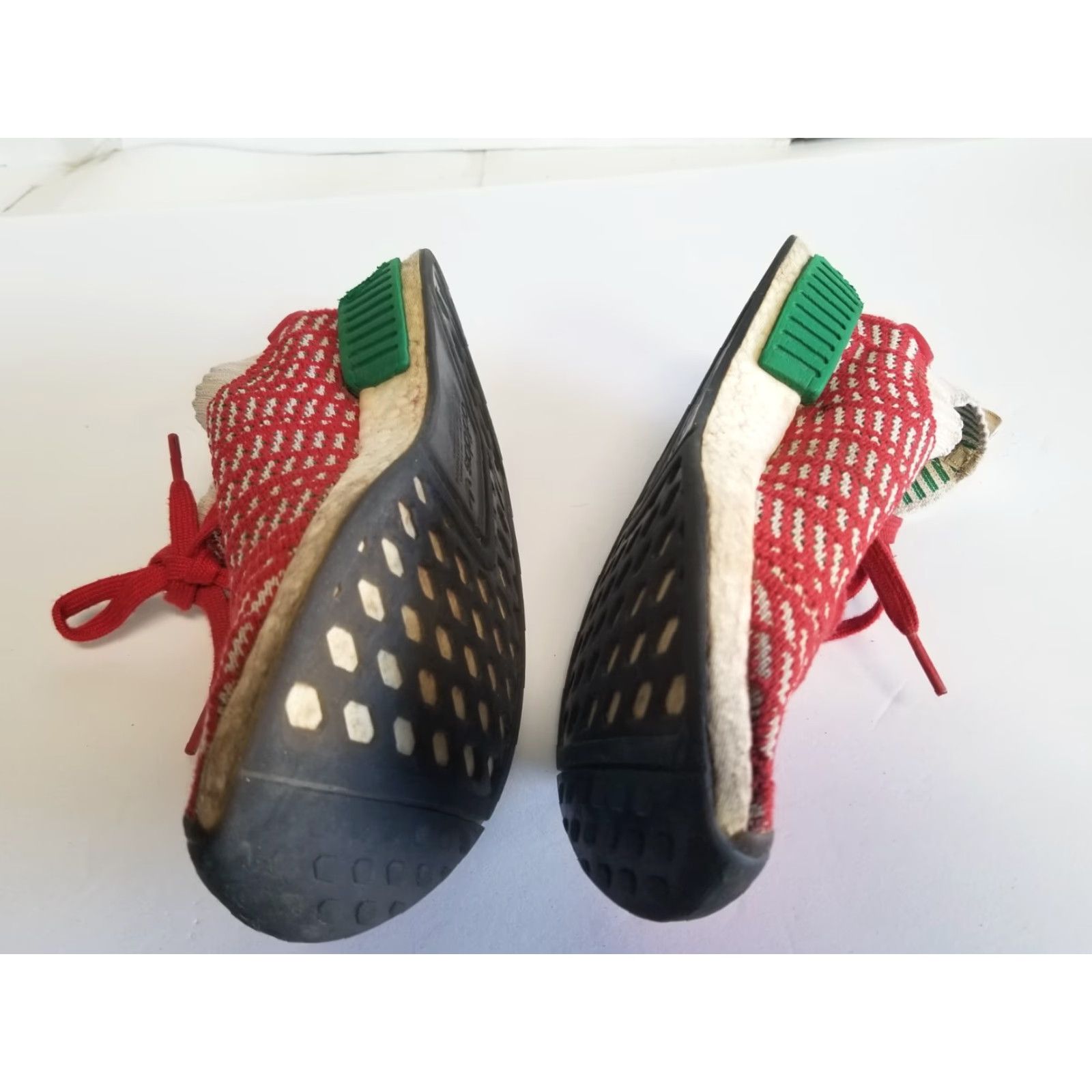 Adidas Adidas NMD R1 STLT Primeknit Christmas D96820 Sneaker Men Size 6 Red Green White Christmas Theme Shoes Low Top Size US 6 / EU 39 - 7 Thumbnail