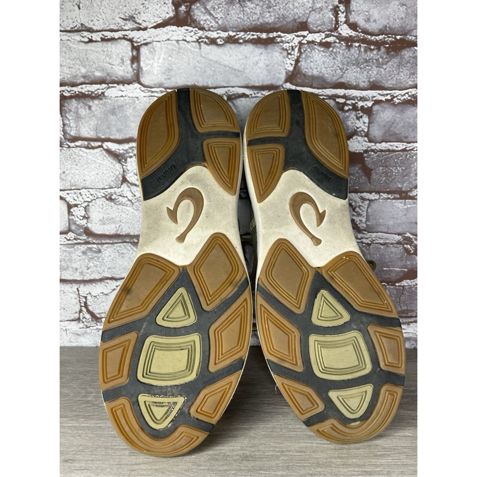 Olukai Olukai Mio Li Green Synthetic Brown Lace Up Sneaker Shoes Me Size US 11 / EU 44 - 6 Thumbnail