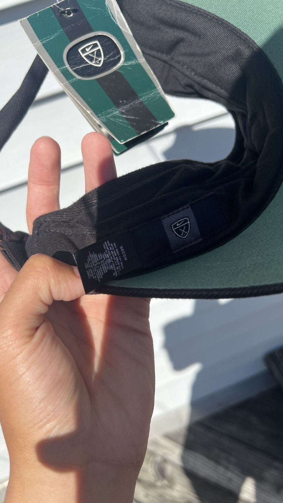 Nike Nike 1990s Golf Visor Hat brand new with tag Size ONE SIZE - 5 Thumbnail