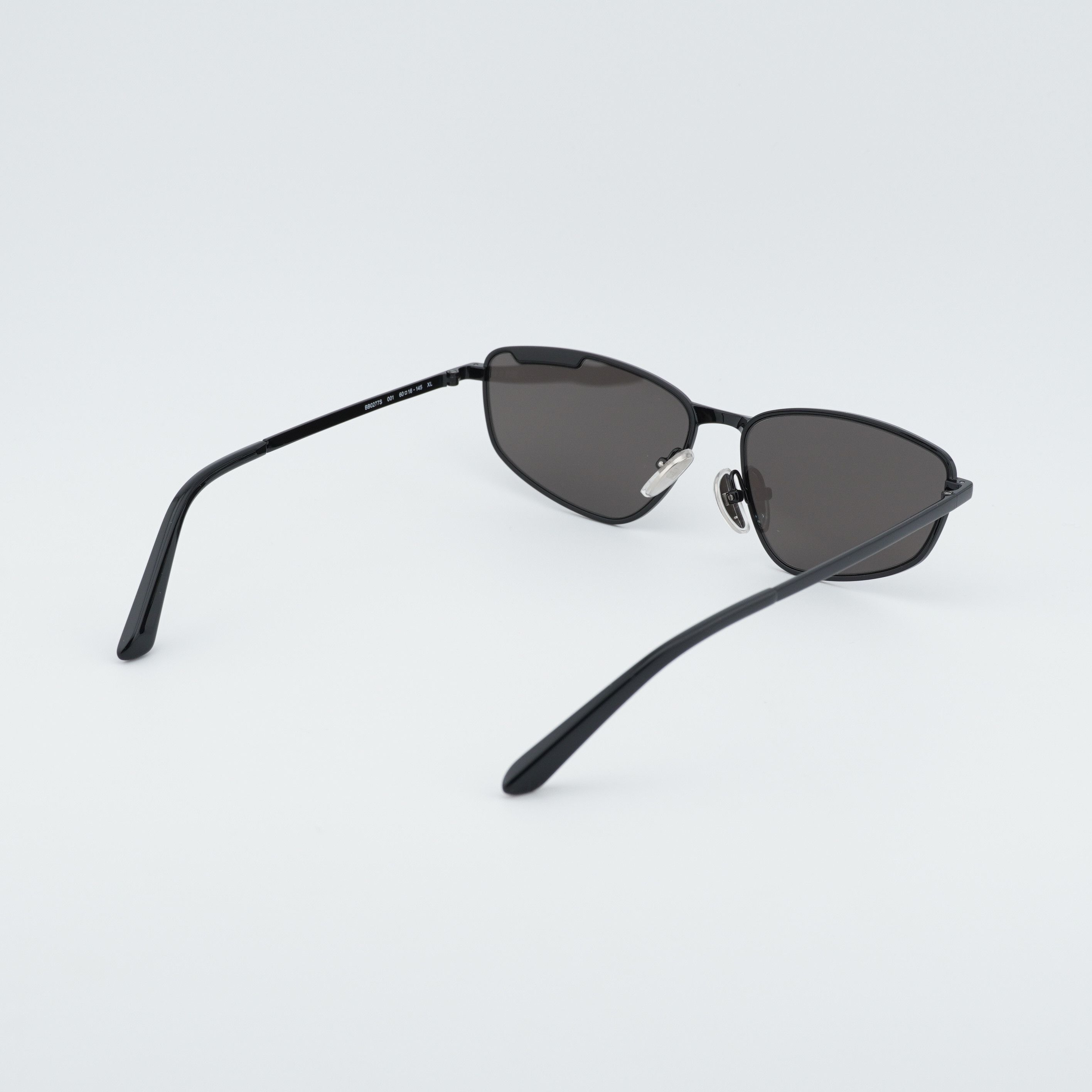Balenciaga Balenciaga BB0277S 001 Unisex Sunglasses Black Rectangle Size ONE SIZE - 5 Thumbnail