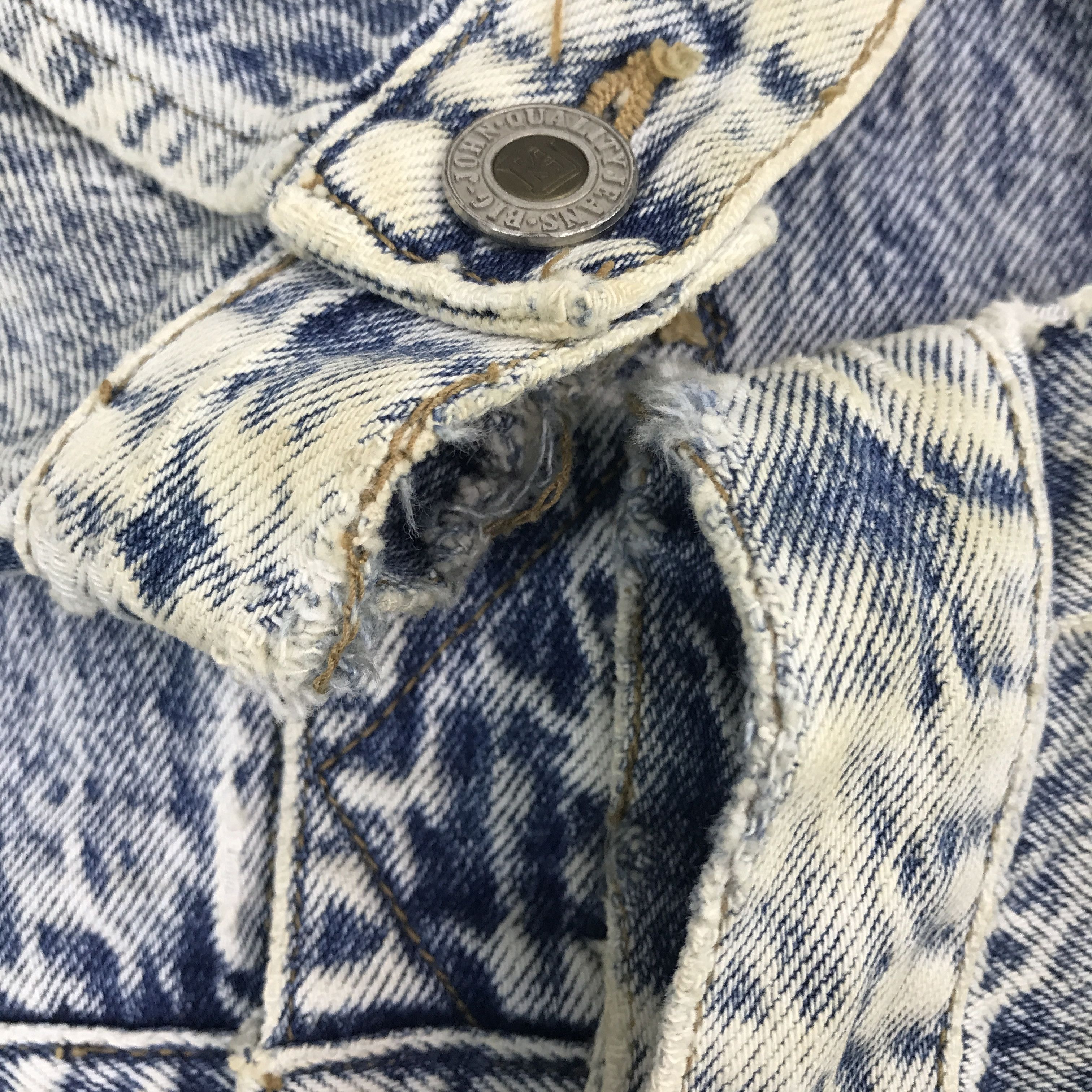 Big John × Vintage Vintage Big John Denim Skull art design Jacket Size US L / EU 52-54 / 3 - 10 Thumbnail