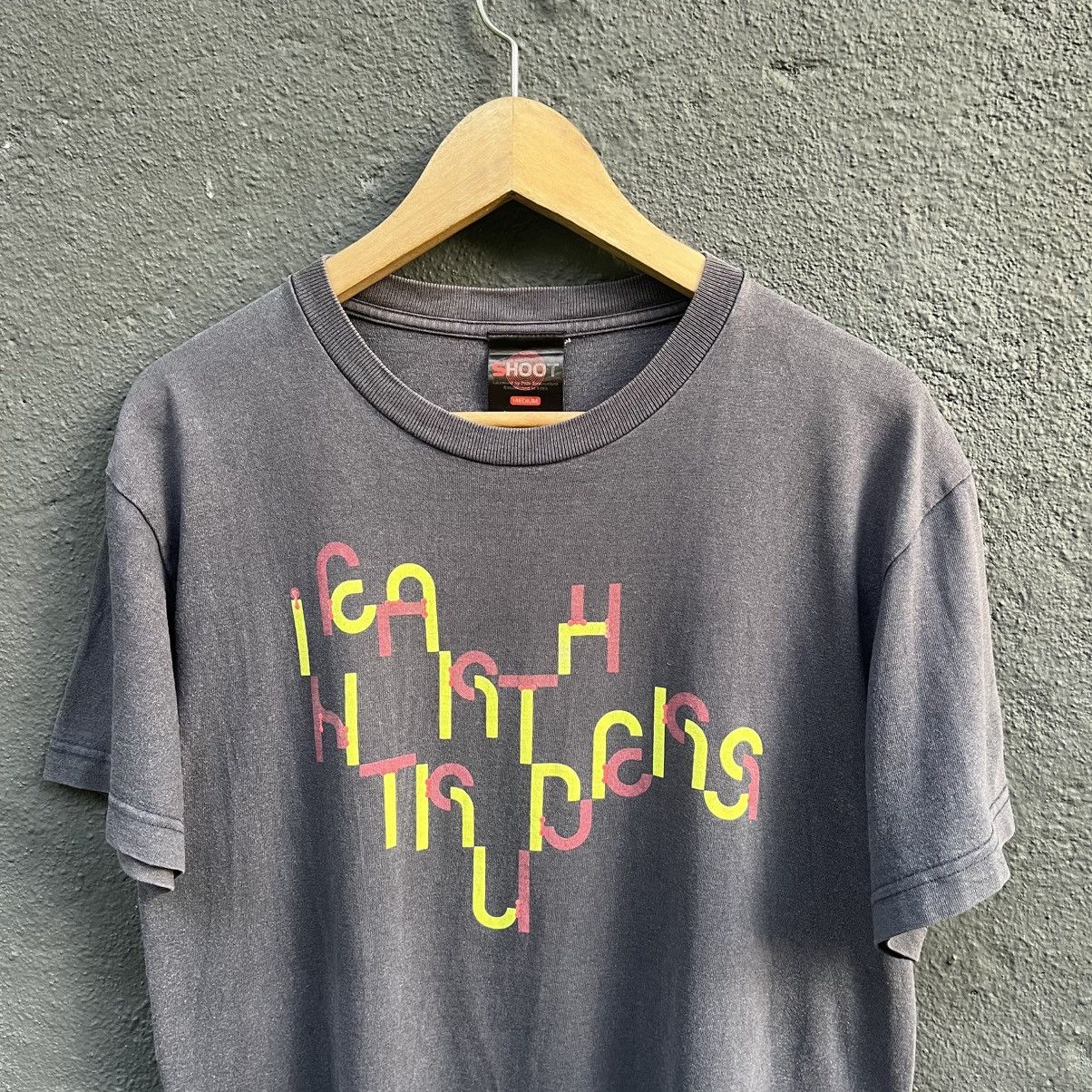 Thrashed Faded Vintage Bjork Earth Intruder Band Tee