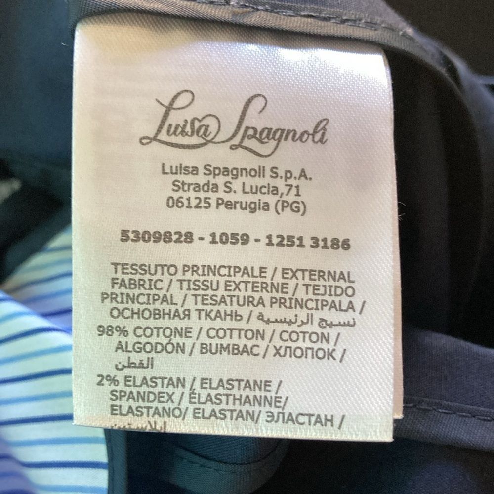 Other Luisa Spagnoli Navy Blazer Size 40 Fits XS Size XS / US 0-2 / IT 36-38 - 3 Thumbnail