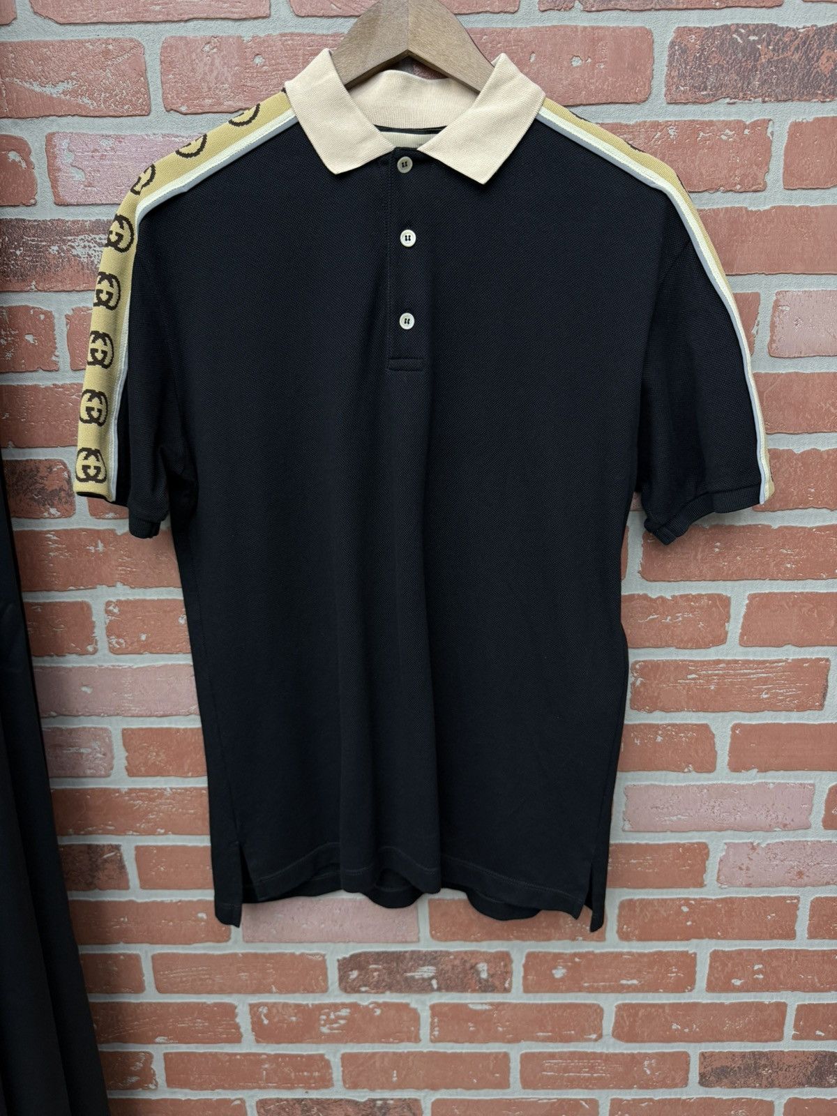 Gucci Men’s Gucci Piquet Polo Interlocking G Size Medium Size US M / EU 48-50 / 2 - 4 Thumbnail