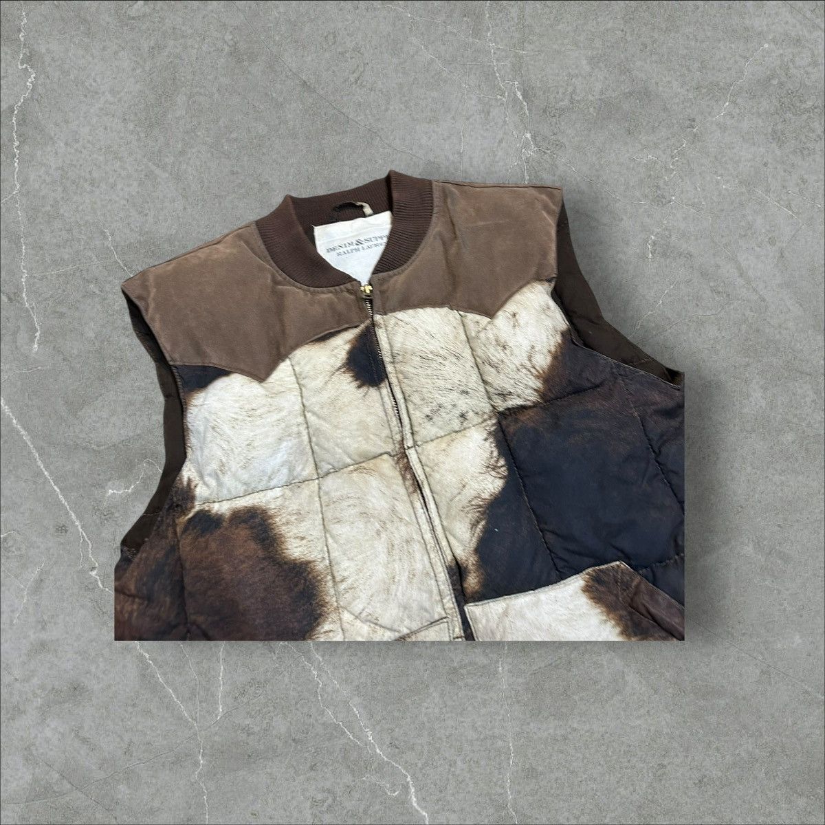 Denim & Supply Ralph Lauren Ralph Lauren denim and supply cow print vest RARE! Size US M / EU 48-50 / 2 - 2 Thumbnail