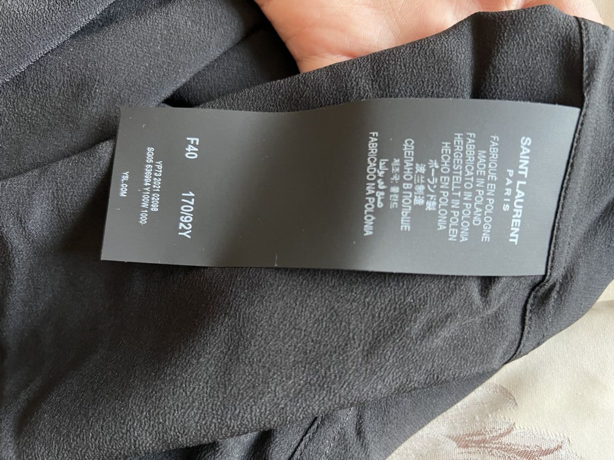Saint Laurent Paris Saint Laurent black silk shirt SzF40 Size US S / EU 44-46 / 1 - 7 Thumbnail