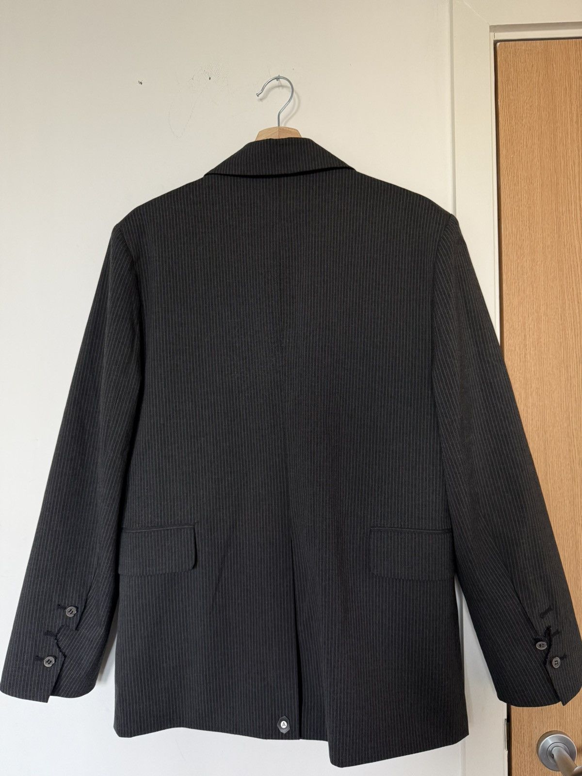 Ader Error Ader Error grey pinstriped blazer design casual relaxed Size US S / EU 44-46 / 1 - 7 Thumbnail