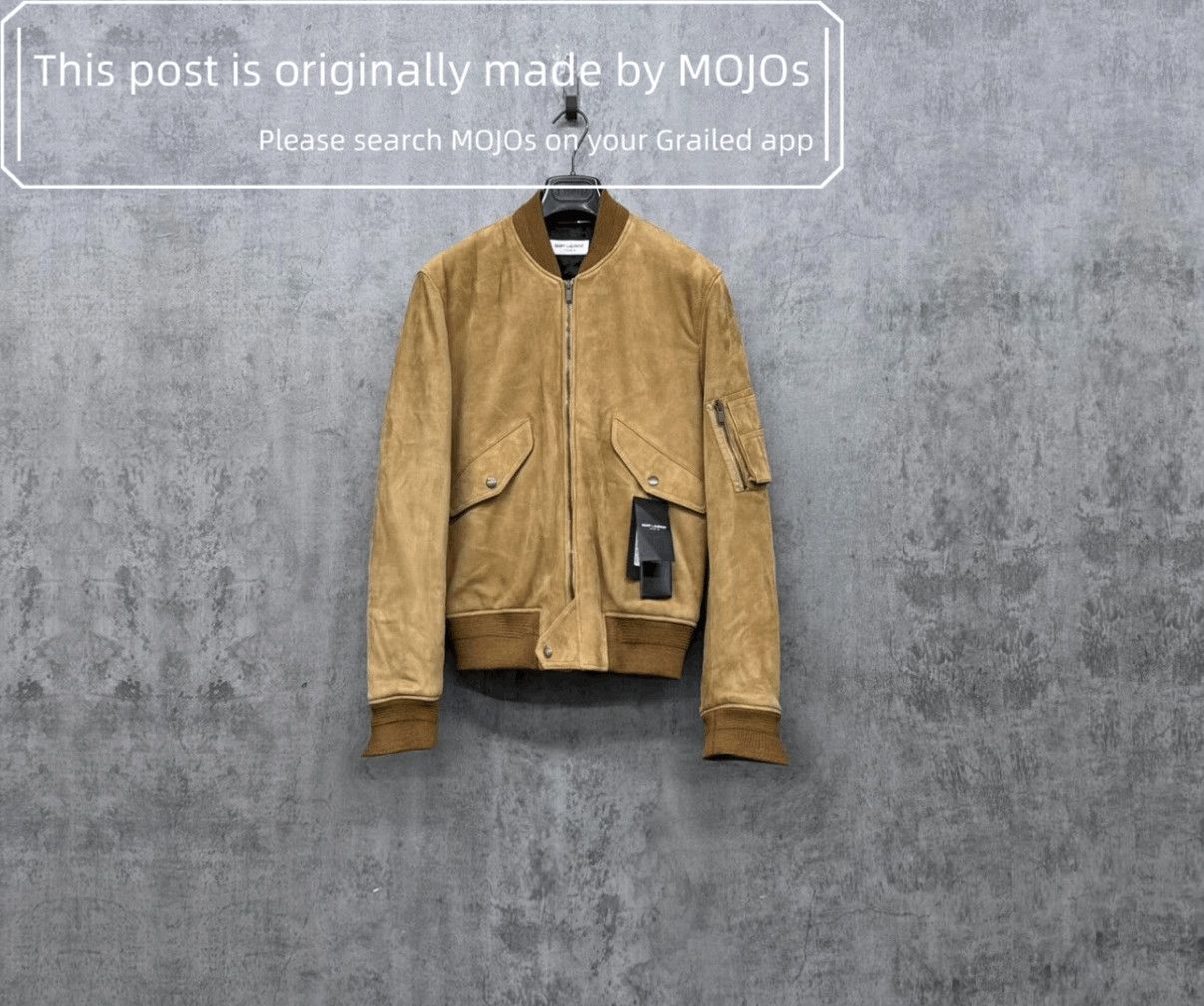 Saint Laurent Paris Sz 48 Saint Laurent Paris Suede Jacket mojos973216 Size US M / EU 48-50 / 2 - 1 Thumbnail