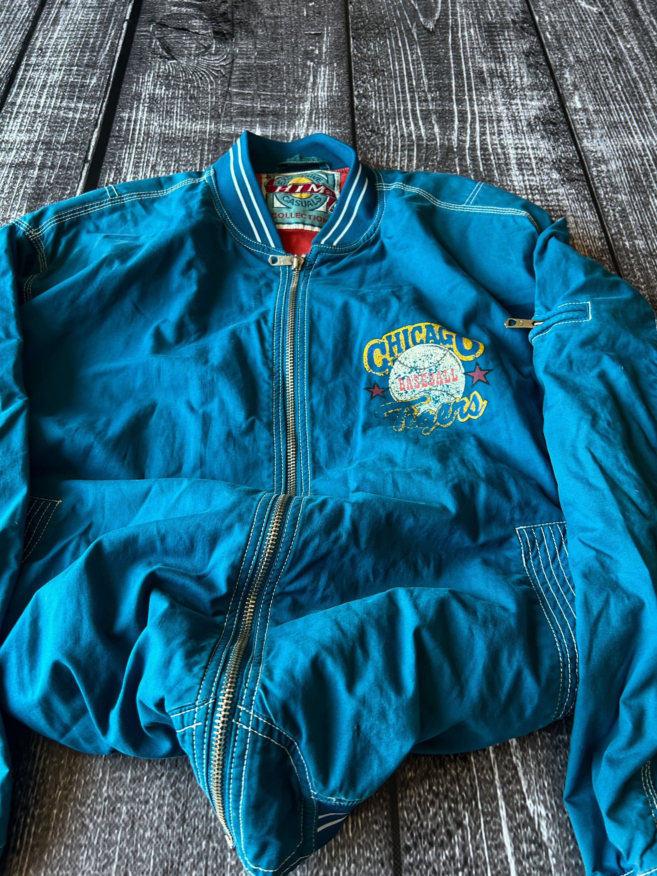 Designer Vintage Streetwear Chicago Tigers Bomber MA1 Jacket 90s Size US L / EU 52-54 / 3 - 5 Thumbnail
