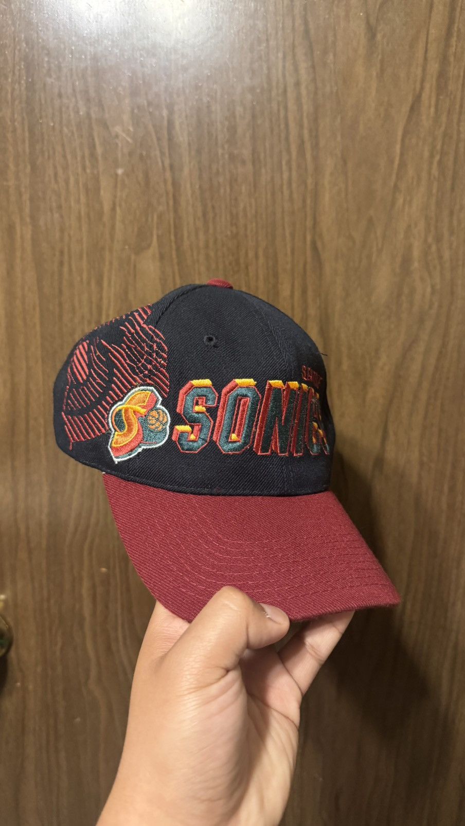 Sports Specialties Vintage 90’s Sports Specialties Seattle SuperSonics Grid Hat Size ONE SIZE - 1 Thumbnail