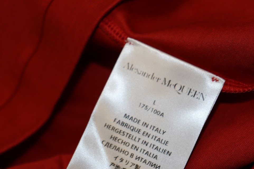 Alexander McQueen o1rshd1 Logo T-Shirt in Red Size US L / EU 52-54 / 3 - 10 Thumbnail