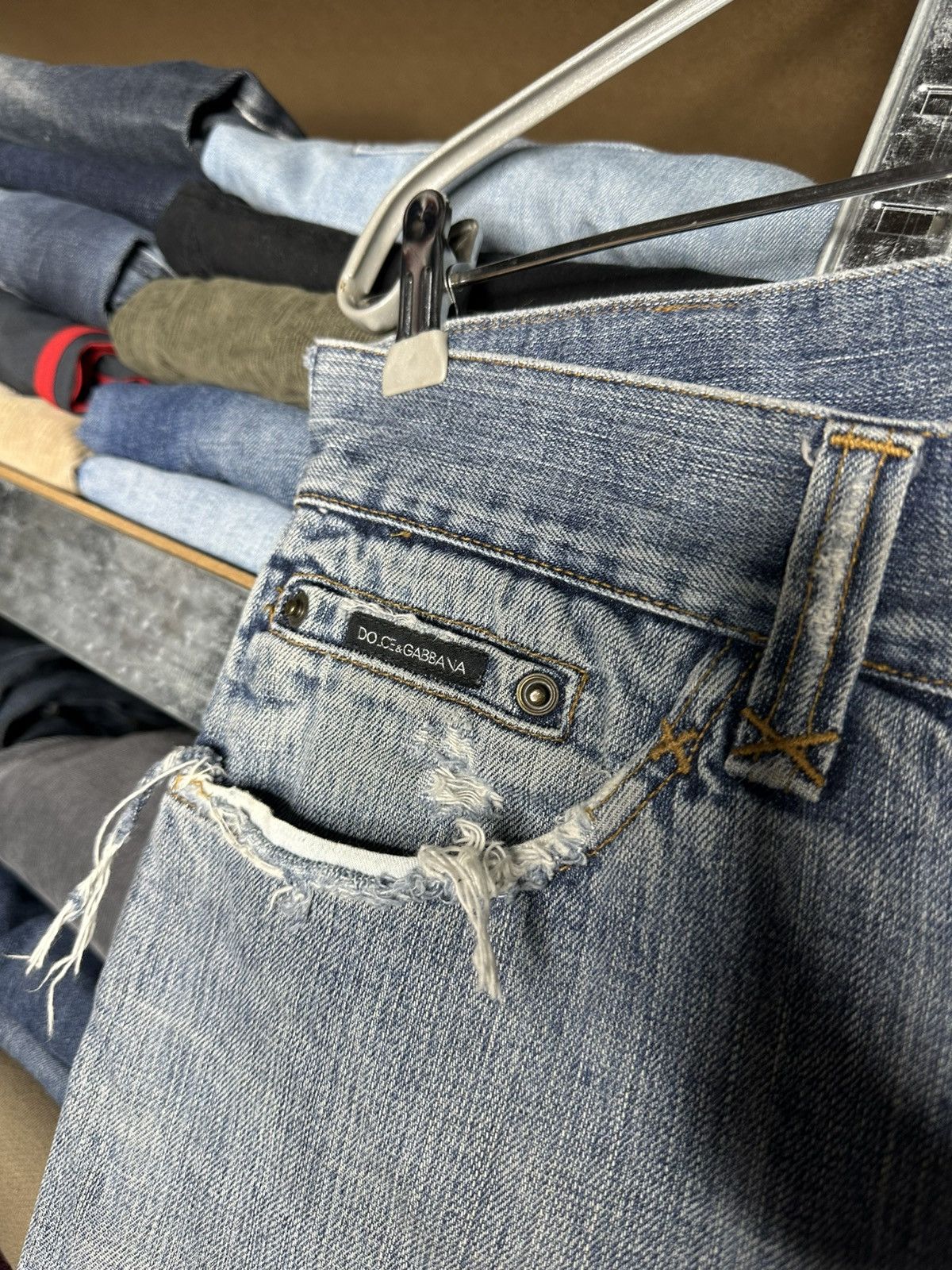 Dolce & Gabbana Dolce & Gabbana Distressed Archival Denim Jeans IT 48 Size US 32 / EU 48 - 4 Thumbnail