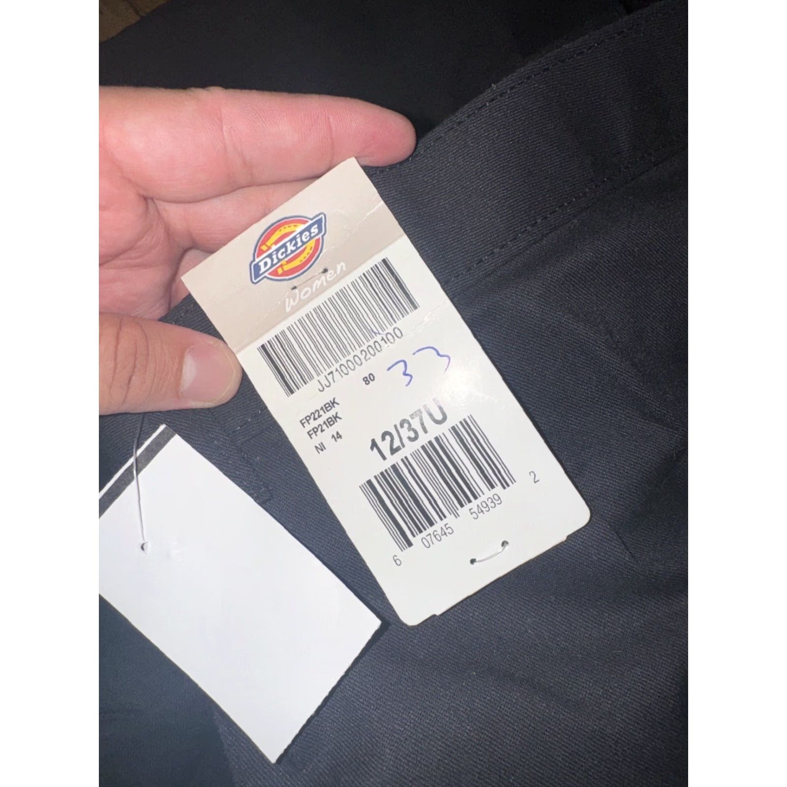 Dickies Dickies Women Chino Pants 35x36 Black BNWT Regular Pants Women 35 Chino BNWT Black Described Size 24" / US 00 / IT 34 - 5 Thumbnail