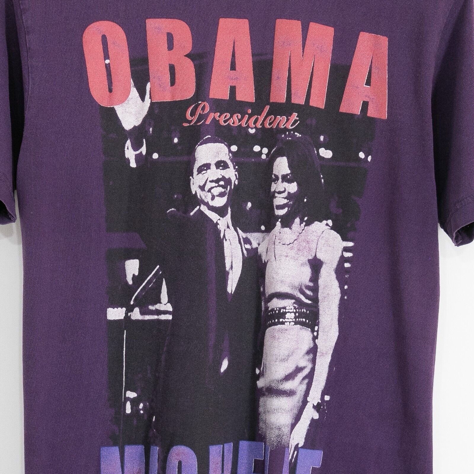 Vintage Vintage Barack Obama T Shirt Medium - President Distressed Size US M / EU 48-50 / 2 - 3 Thumbnail