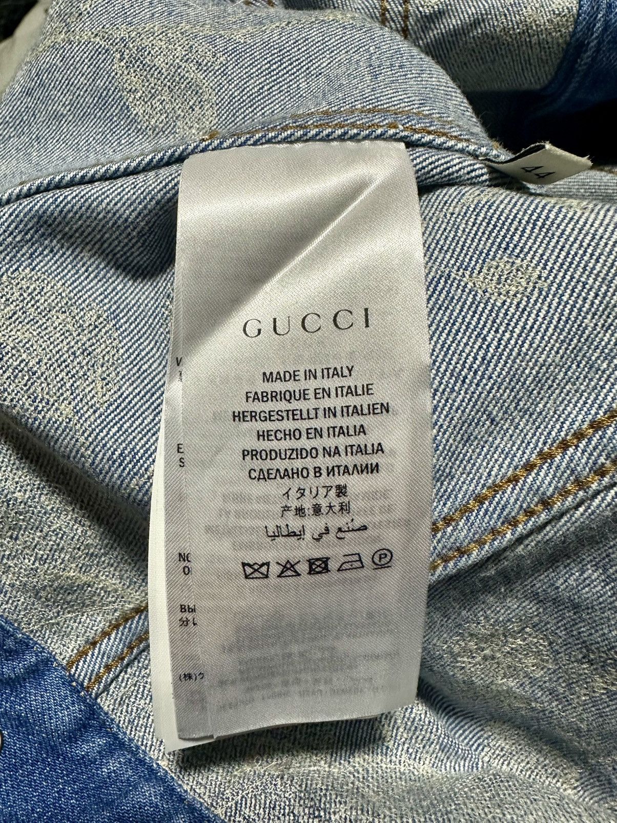 Gucci Gucci embroidered denim jacket Size S / US 4 / IT 40 - 8 Thumbnail