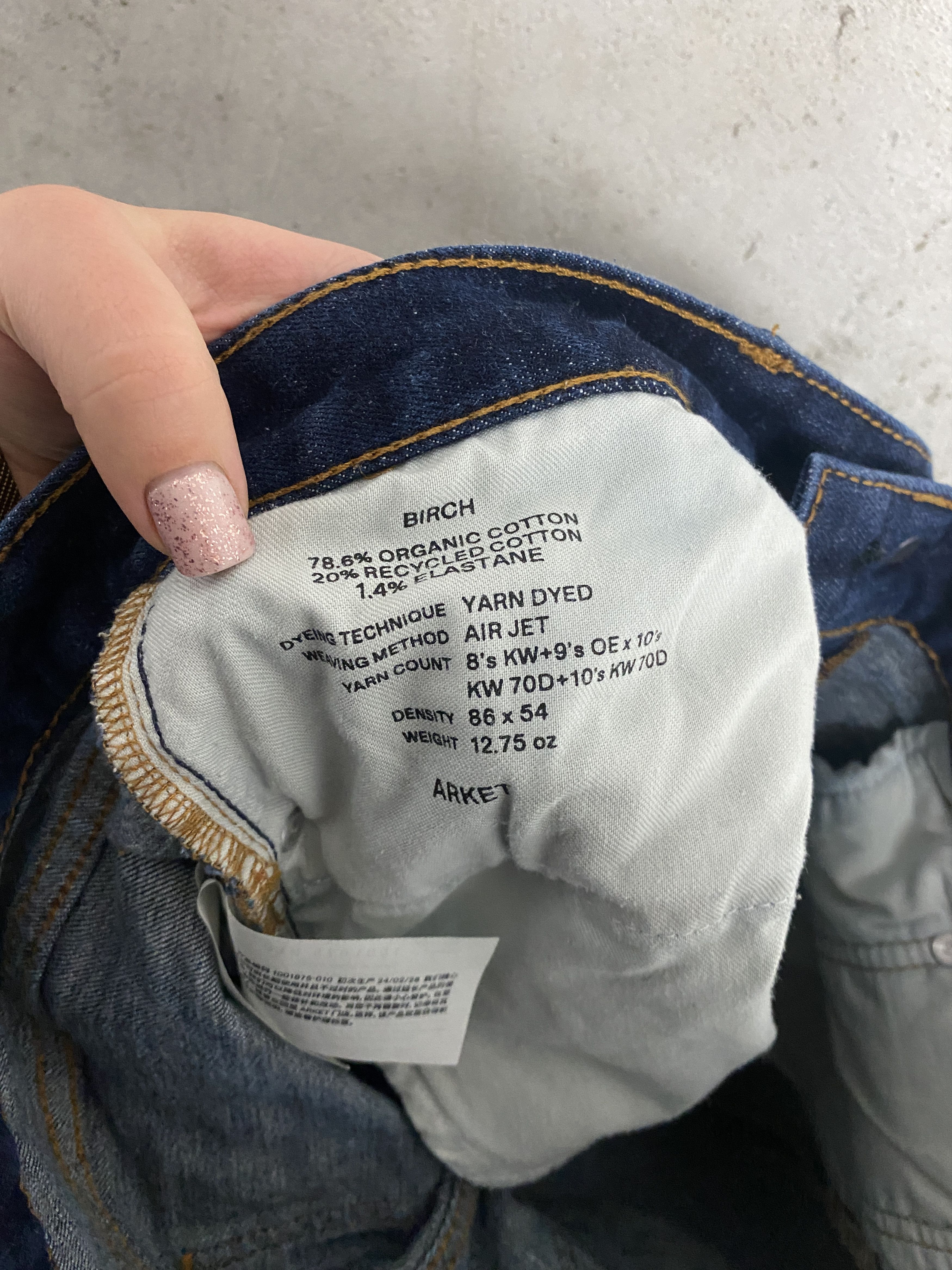 Arket Arket Birch denim jeans pants casual Size US 32 / EU 48 - 4 Thumbnail
