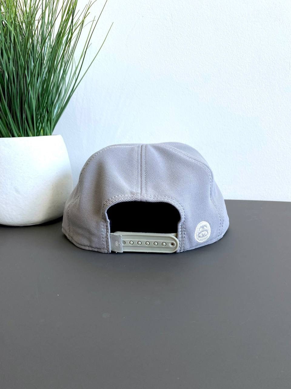 Stussy Stussy Big Logo Vintage Grey Snapback Cap, One Size Size ONE SIZE - 6 Thumbnail