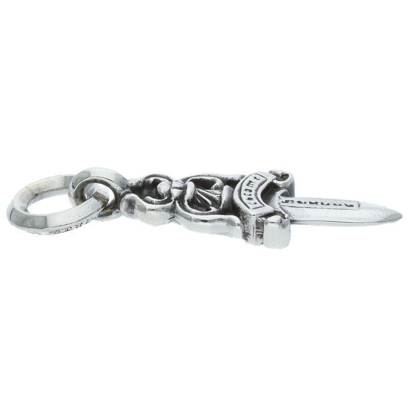 Chrome Hearts Dagger Charm Silver Necklace