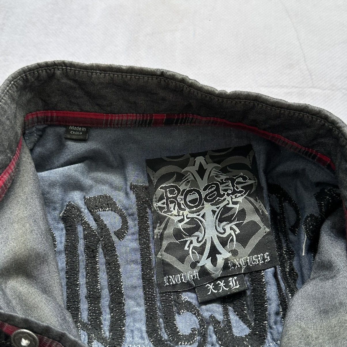 Tripp NYC Japan Affliction Vibe Tribal Shirt Gothic Mad Punk Style Size US XL / EU 56 / 4 - 11 Thumbnail
