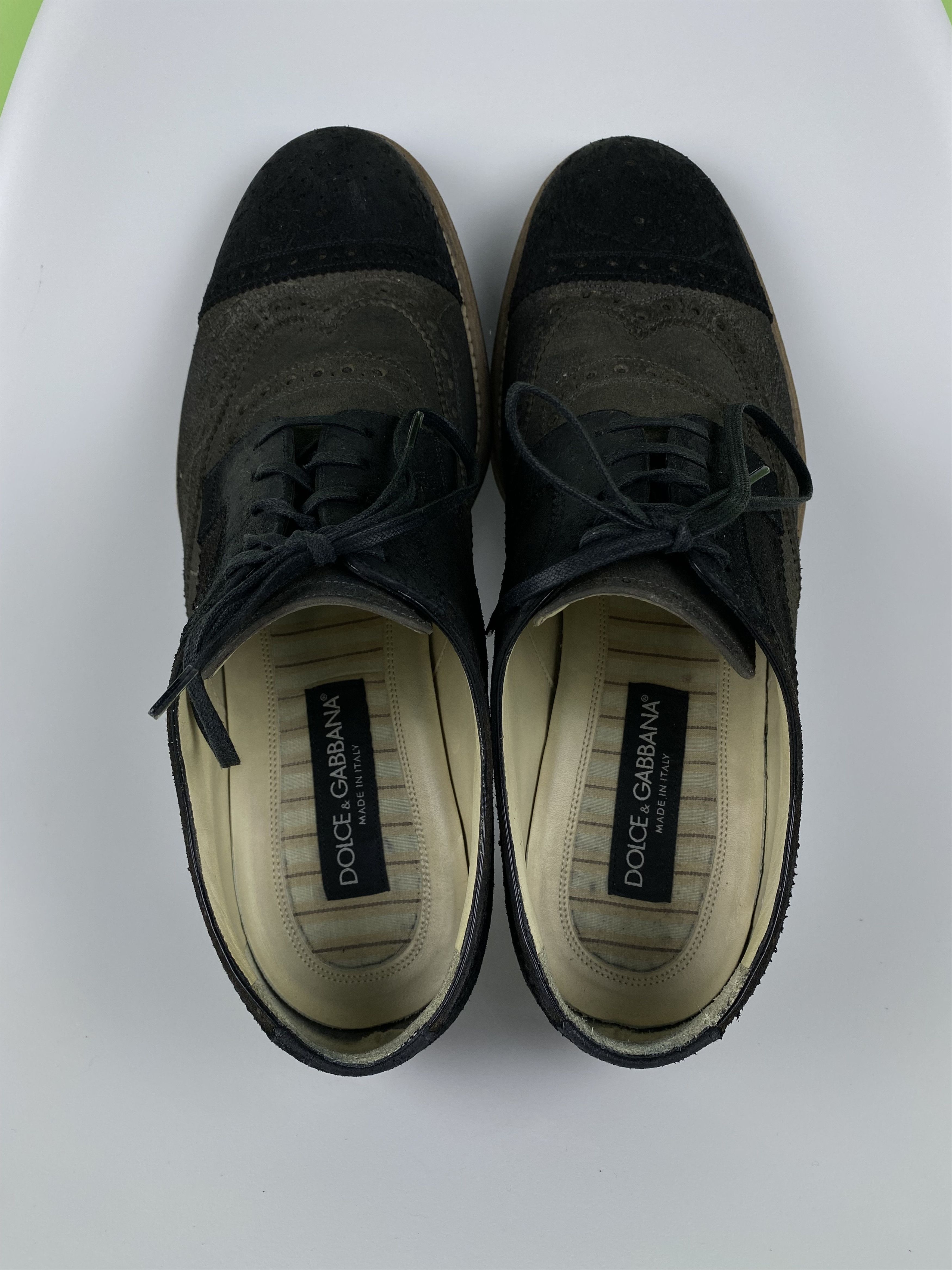 Dolce & Gabbana Dolce & Gabbana Oxford Wingtip Brogues Derby Brown Shoes Size US 7.5 / EU 40-41 - 12 Thumbnail