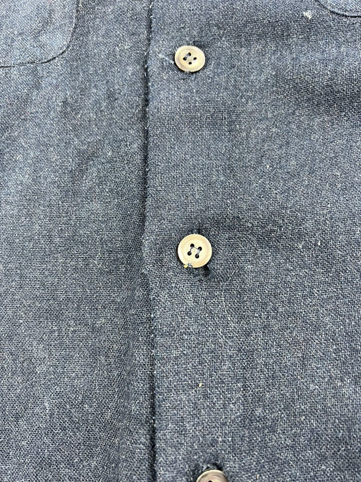 Valentino Vintage Valentino Wool Old Money Luxury Button Up Shirt Size US XL / EU 56 / 4 - 6 Thumbnail