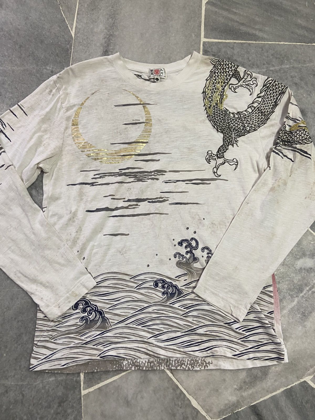 Japanese Brand The Japanese Tradition dragon Long Sleeve shirt Size US L / EU 52-54 / 3 - 10 Thumbnail