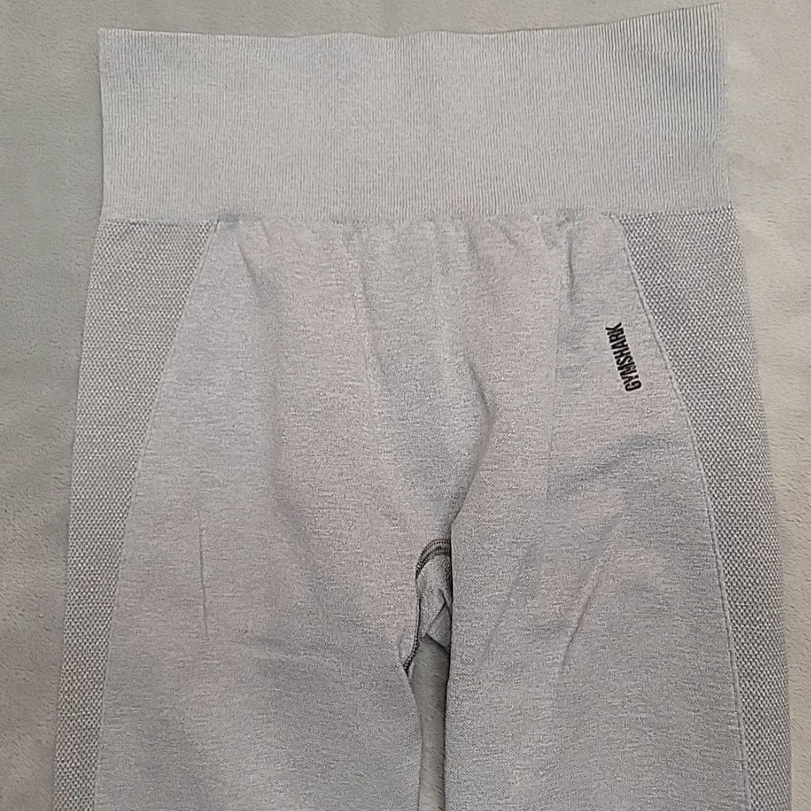 Gymshark Gymshark Leggings Womens Small Gray Performance Blend Activewear Stretch Pants Size 28" / US 6 / IT 42 - 3 Thumbnail