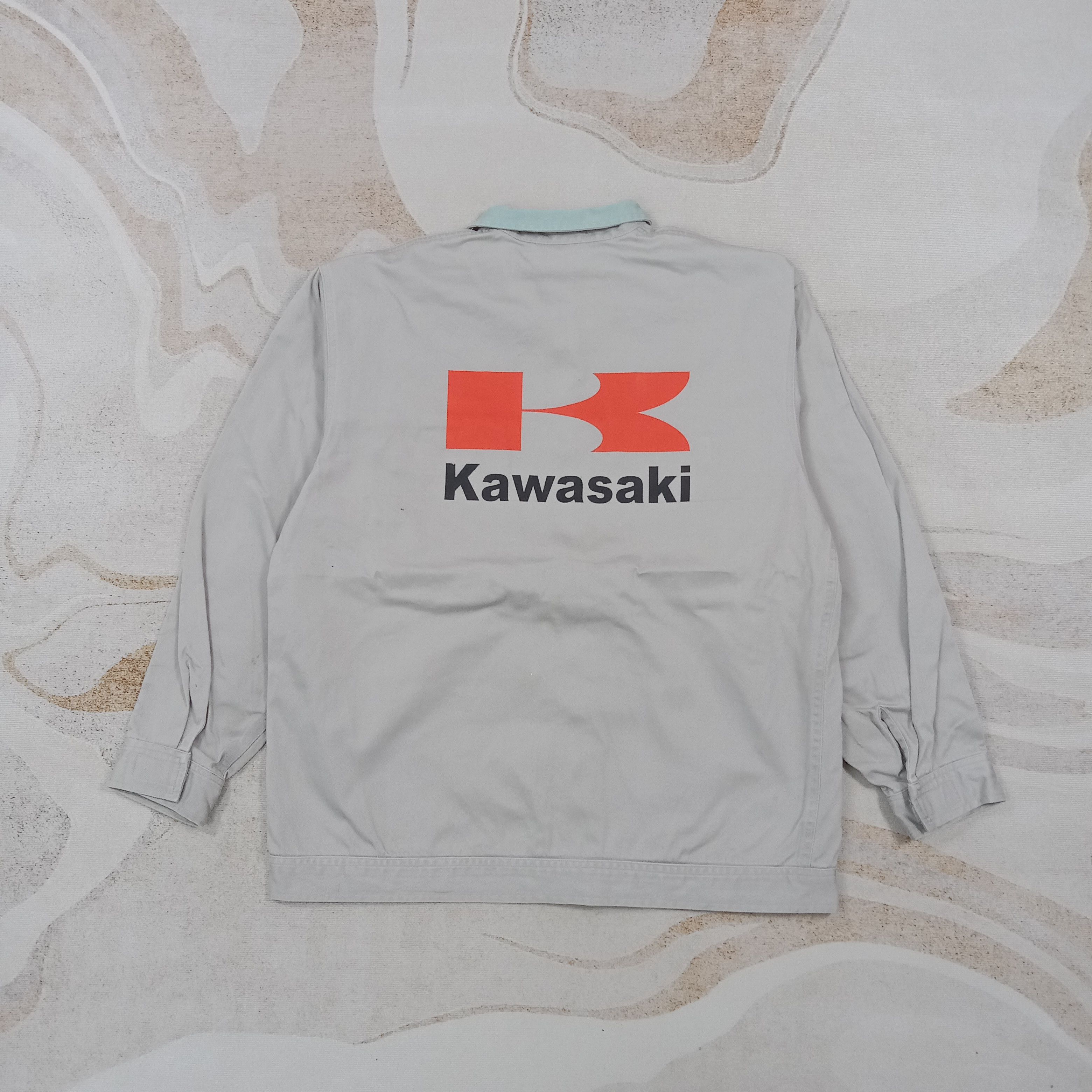 Japanese Brand Kawasaki Japanese Brand Racing Motorsports Jacket C279N20 Size US L / EU 52-54 / 3 - 1 Thumbnail