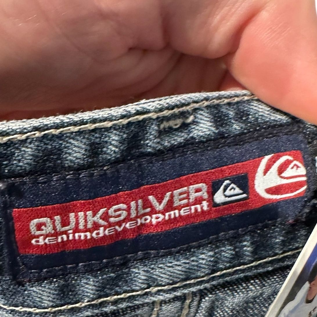 Quiksilver Vintage Y2K Quiksilver Straight Leg Denim Jeans 30x31 Size US 30 / EU 46 - 7 Thumbnail